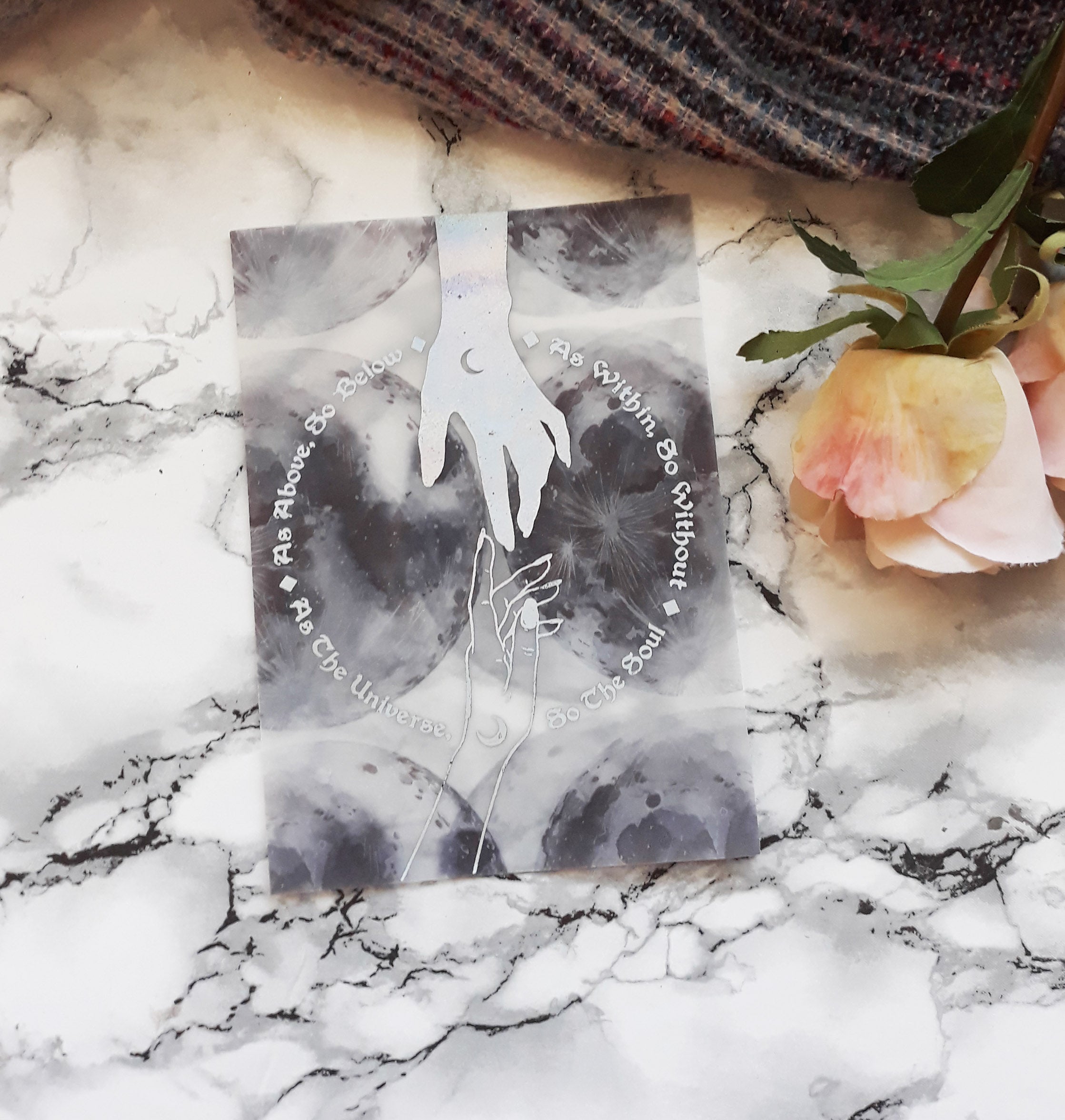 Vellum Foiled Oracle Planner Dashboard - Naya Paperie