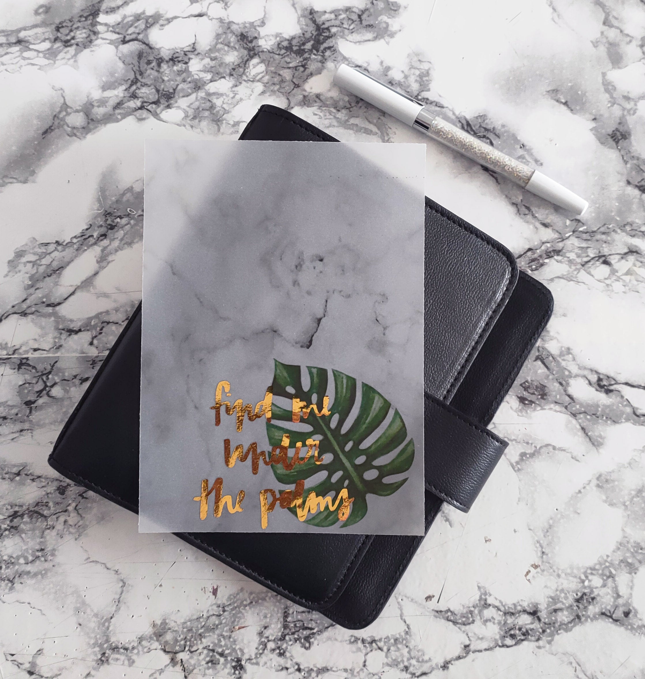 Vellum Foiled Tropical Gateaway - Naya Paperie