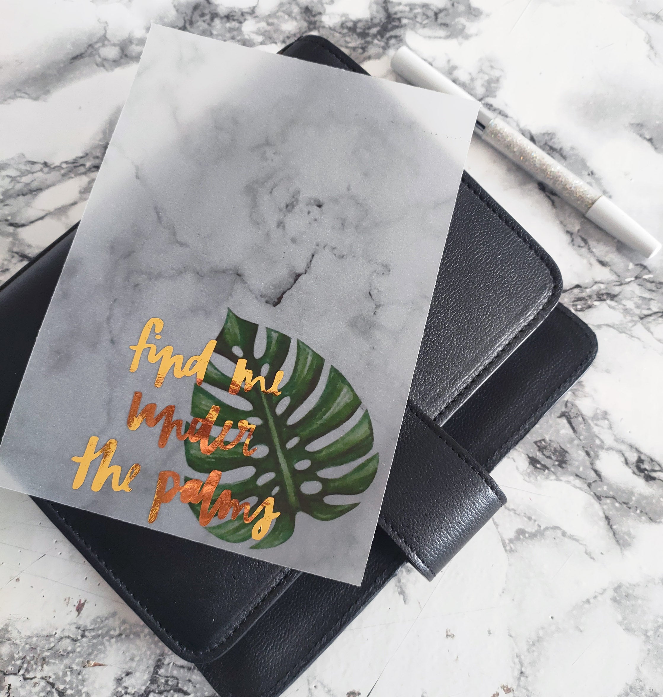 Vellum Foiled Tropical Gateaway - Naya Paperie