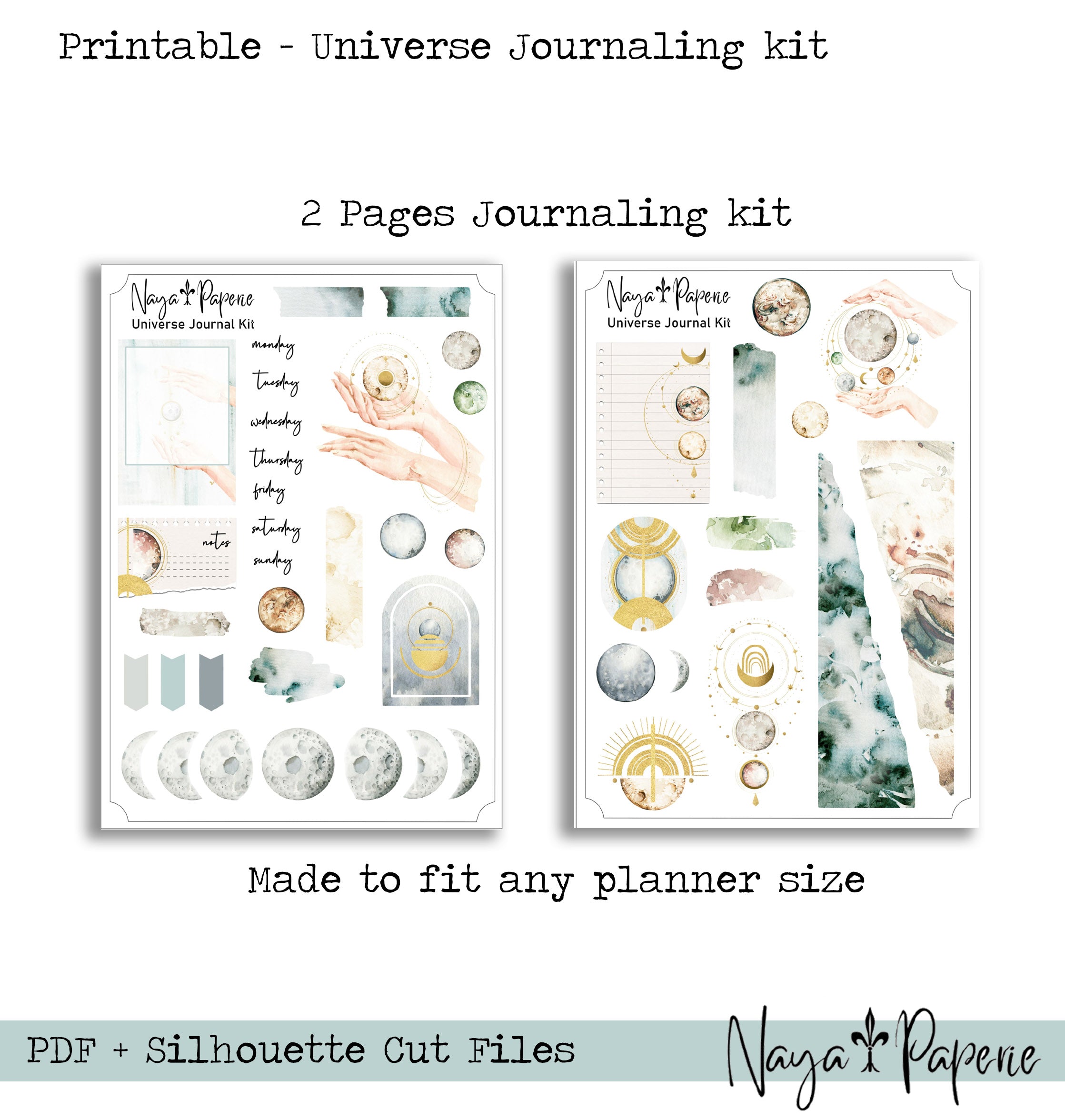 Universe - Printable Journaling Kit