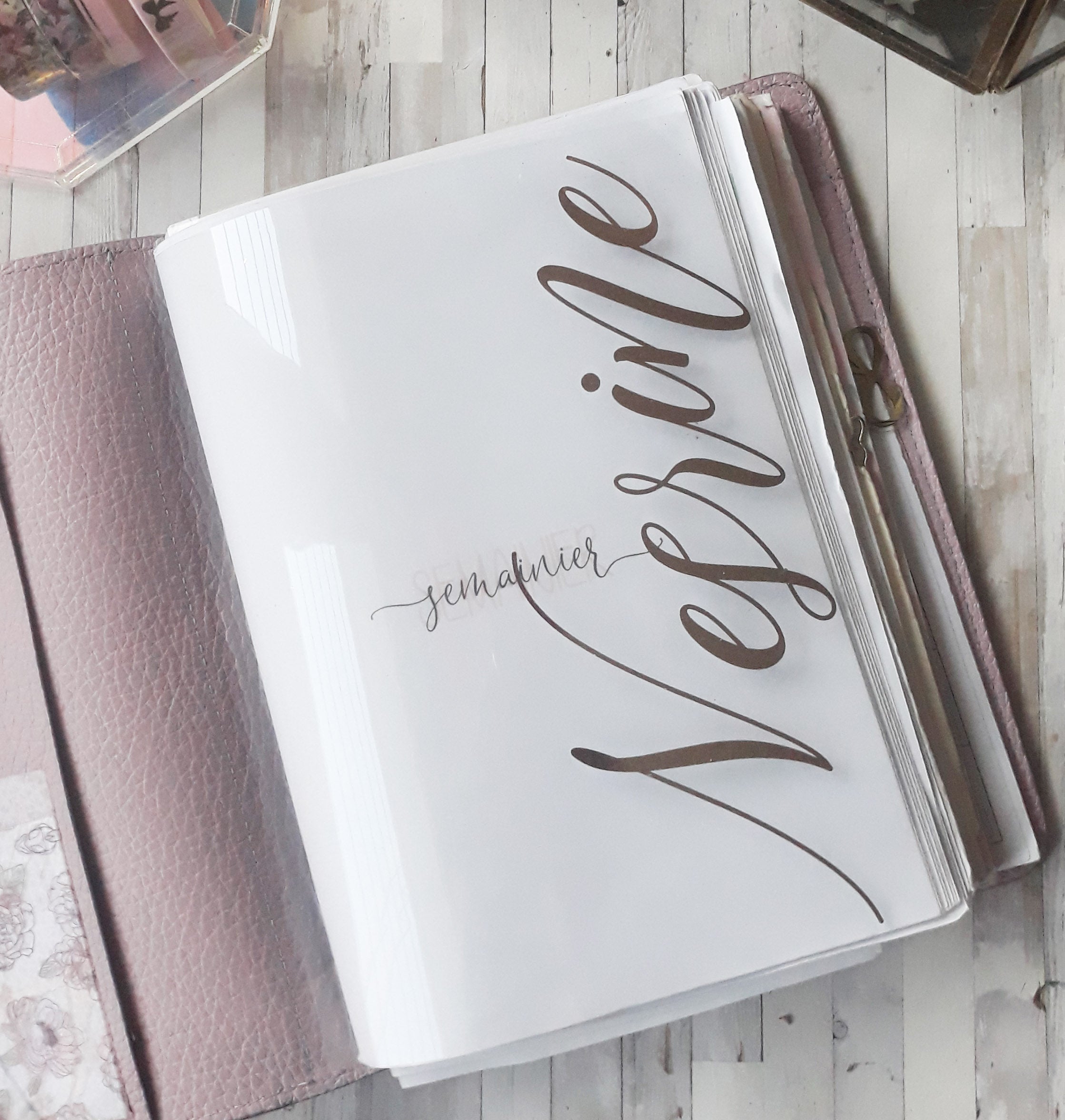 CUSTOM Acetate Foiled "Name" Dashboard - Naya Paperie