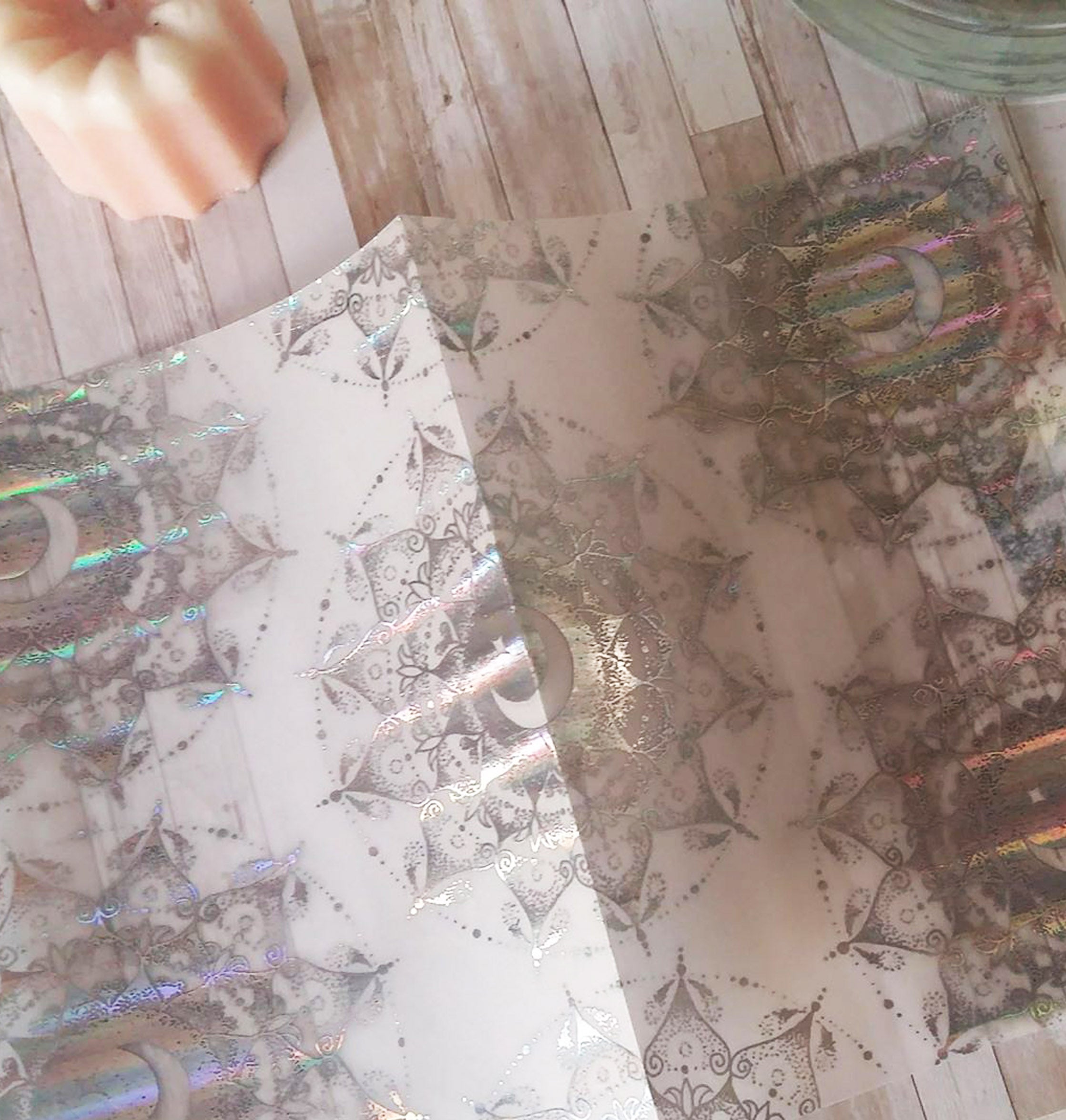 Foiled Cristal Moon Planner Dashboard - Naya Paperie