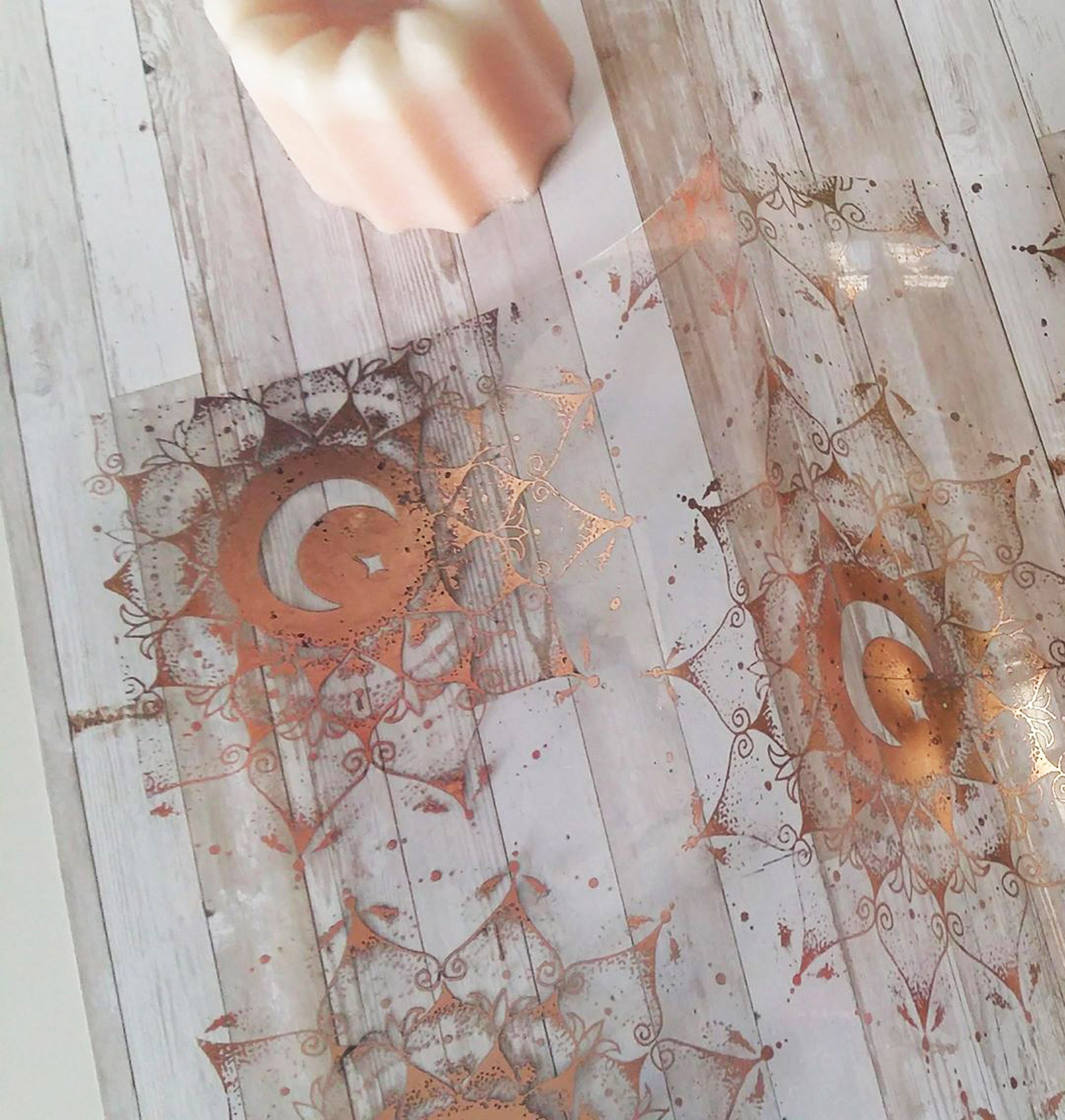 Foiled Cristal Moon Planner Dashboard - Naya Paperie