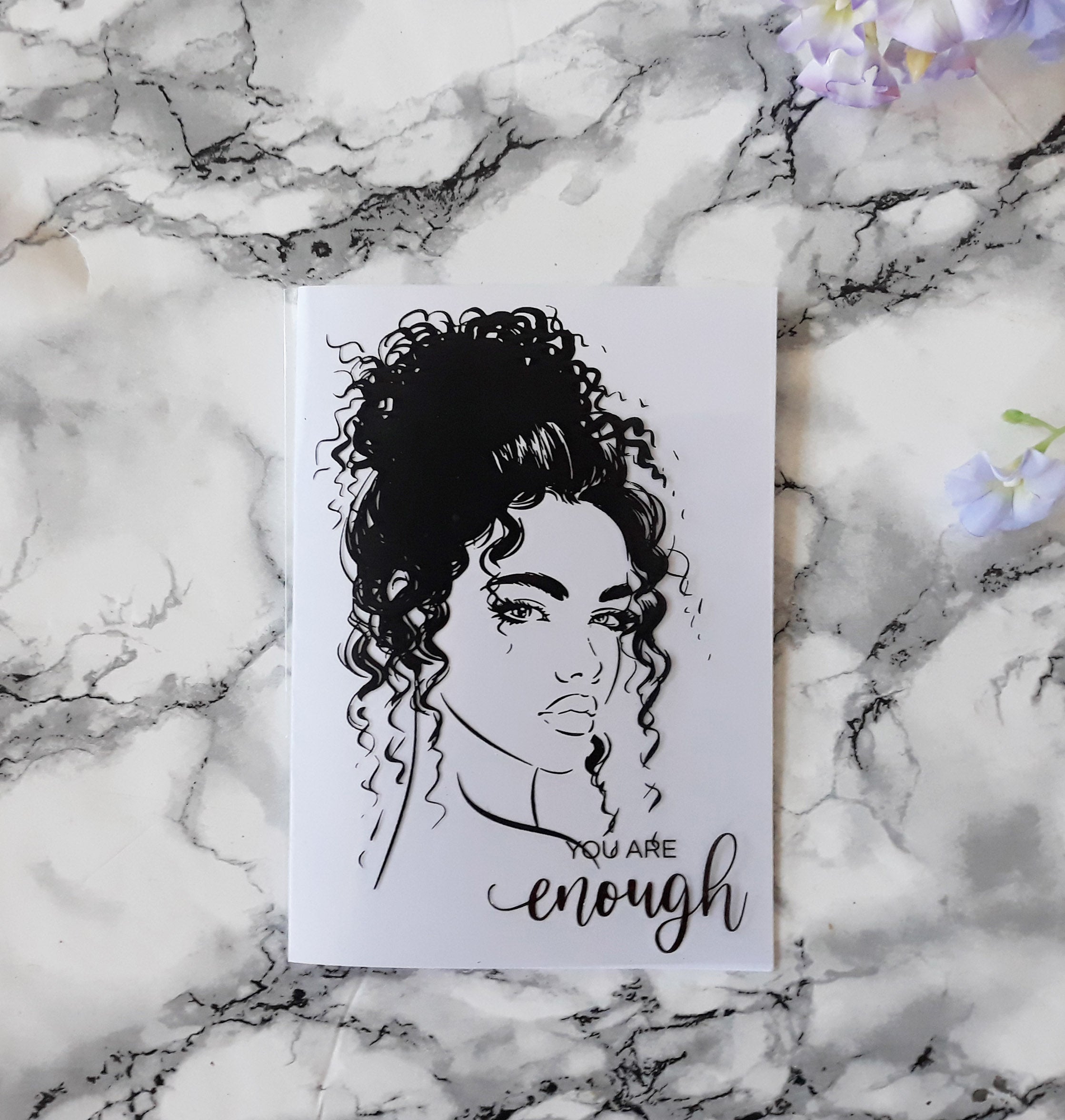 You are Enough " Dark Skin" - Naya Paperie