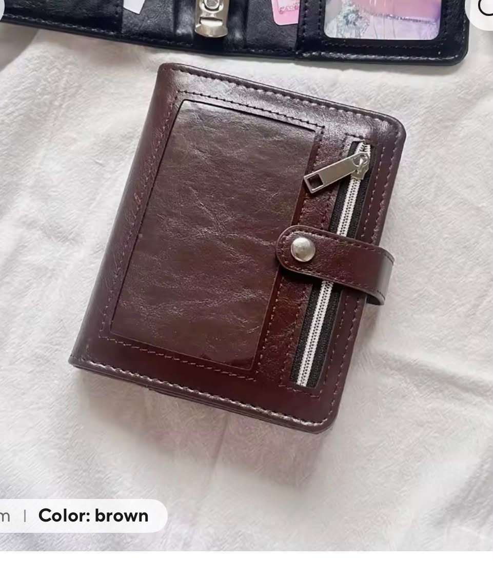 CUSTOM Pocket journal cover in Spiced Cider