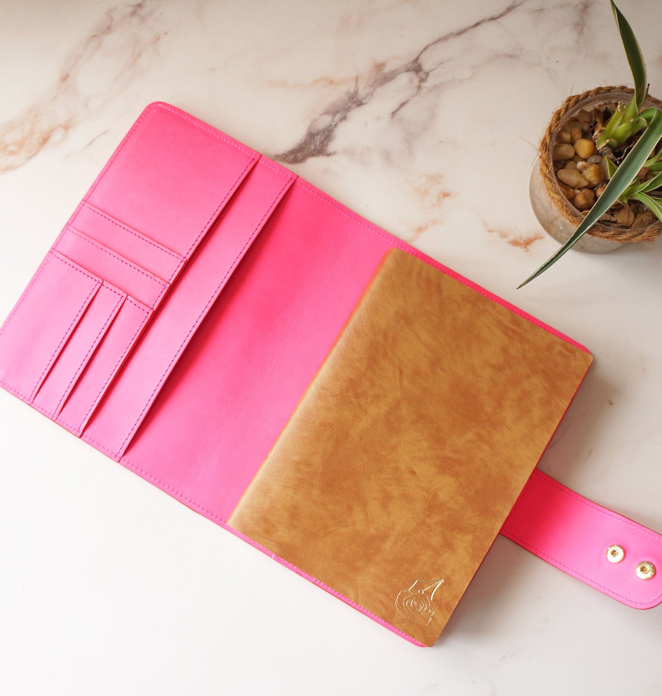 A5 Wide Journal Cover - Neon Pink