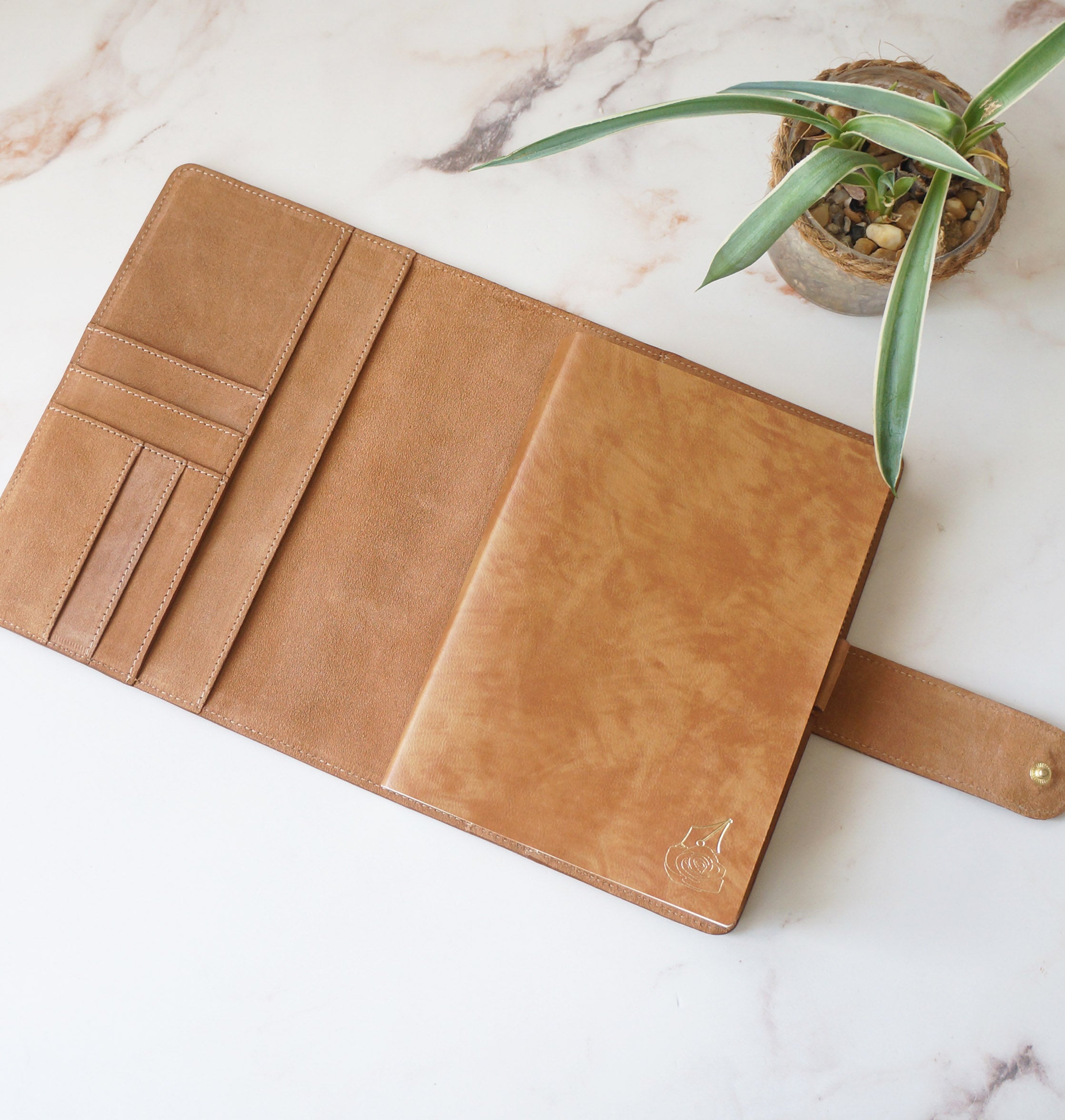 A5 Wide Journal Cover - Suede Mocha