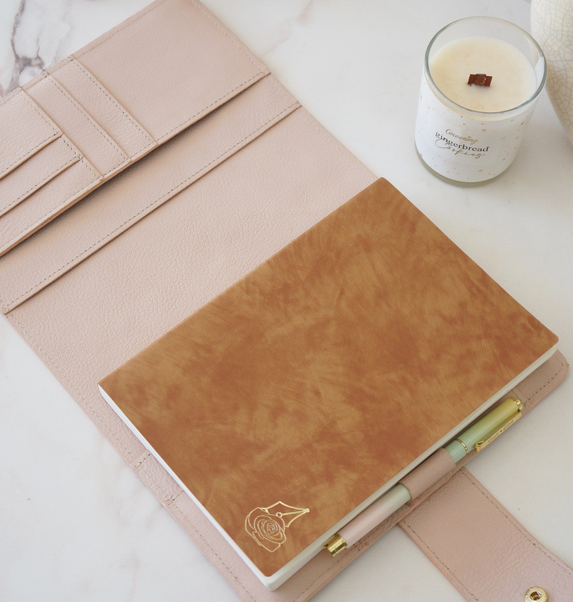 A5 Wide Journal Cover - Blush