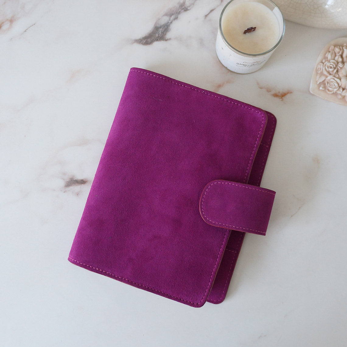 A5 Wide Journal Cover - Suede Berry