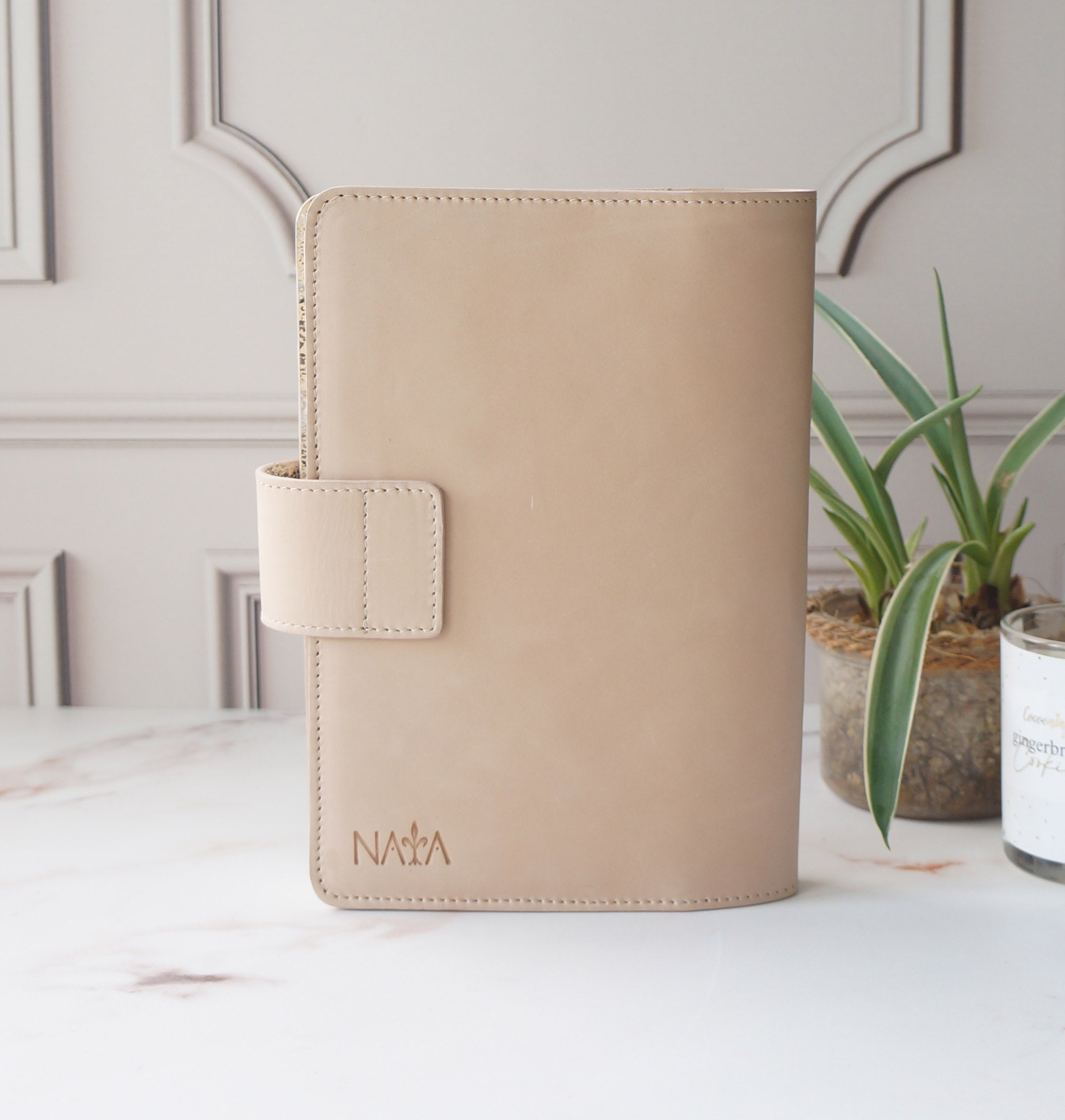 A5 Journal Cover - Chiffon/Marble Splash