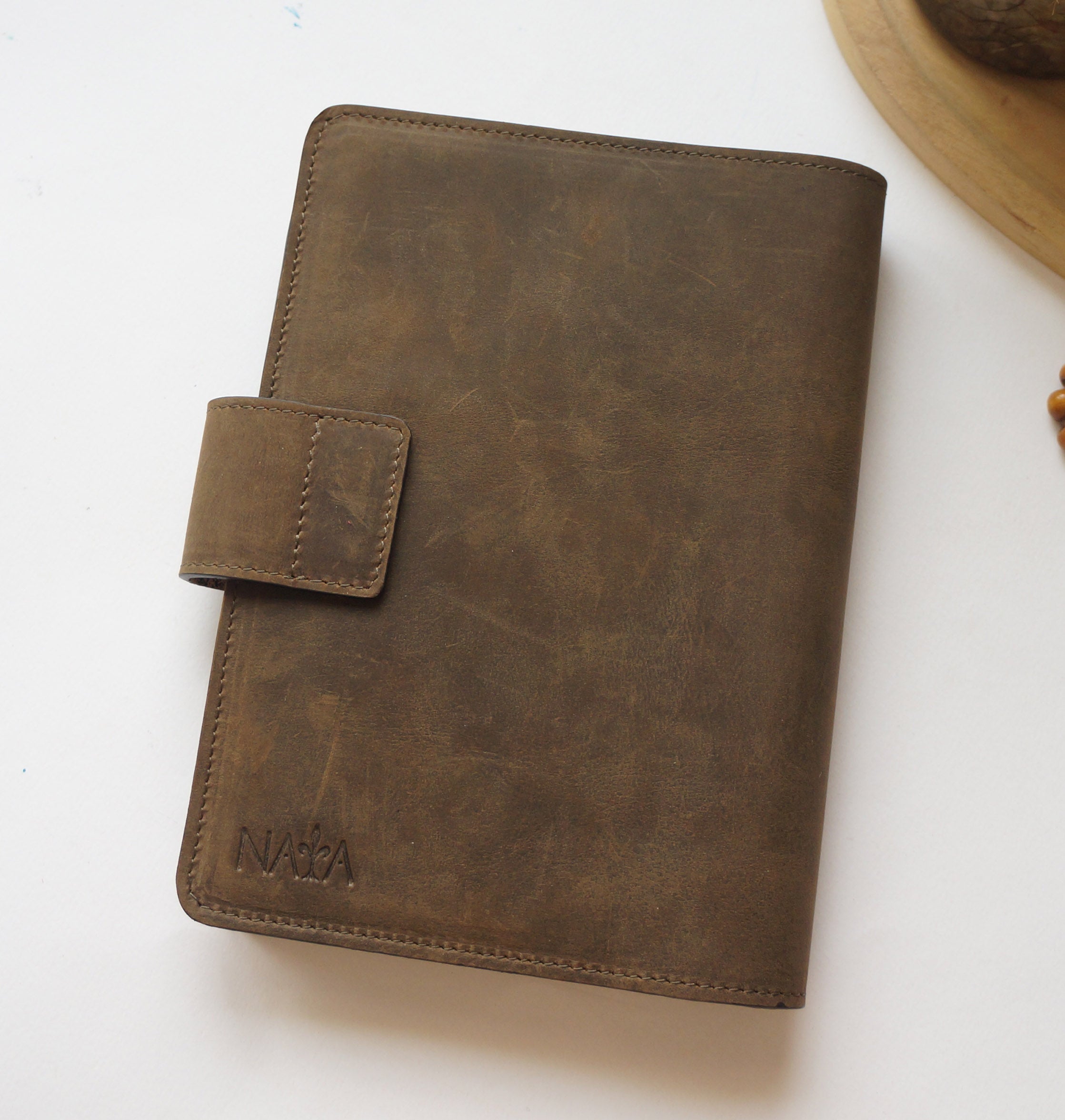 A5 Journal Cover - Teddy/Marble Splash