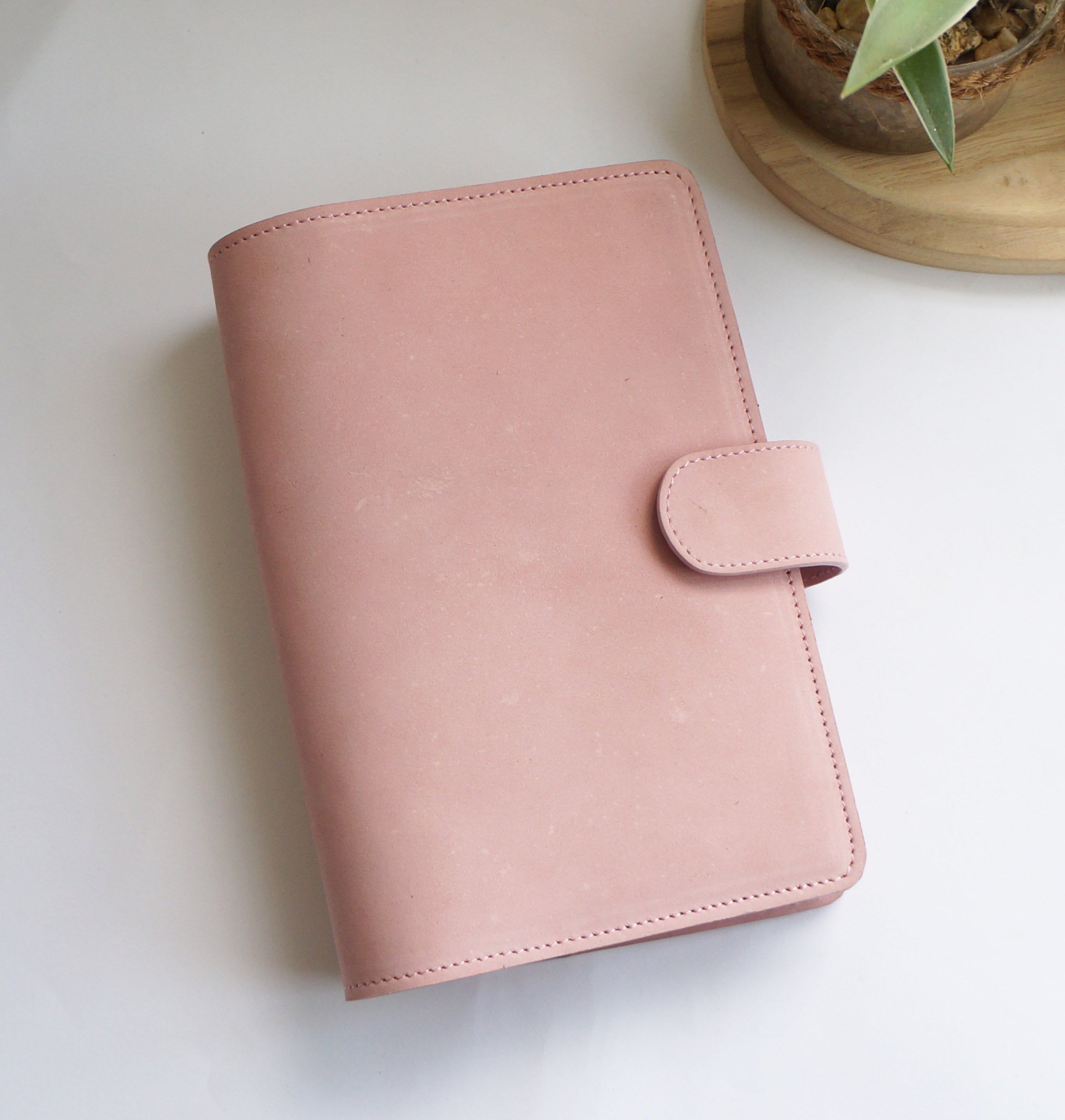 A5 Journal Cover - Blush Rose Nubckck (Misfit)