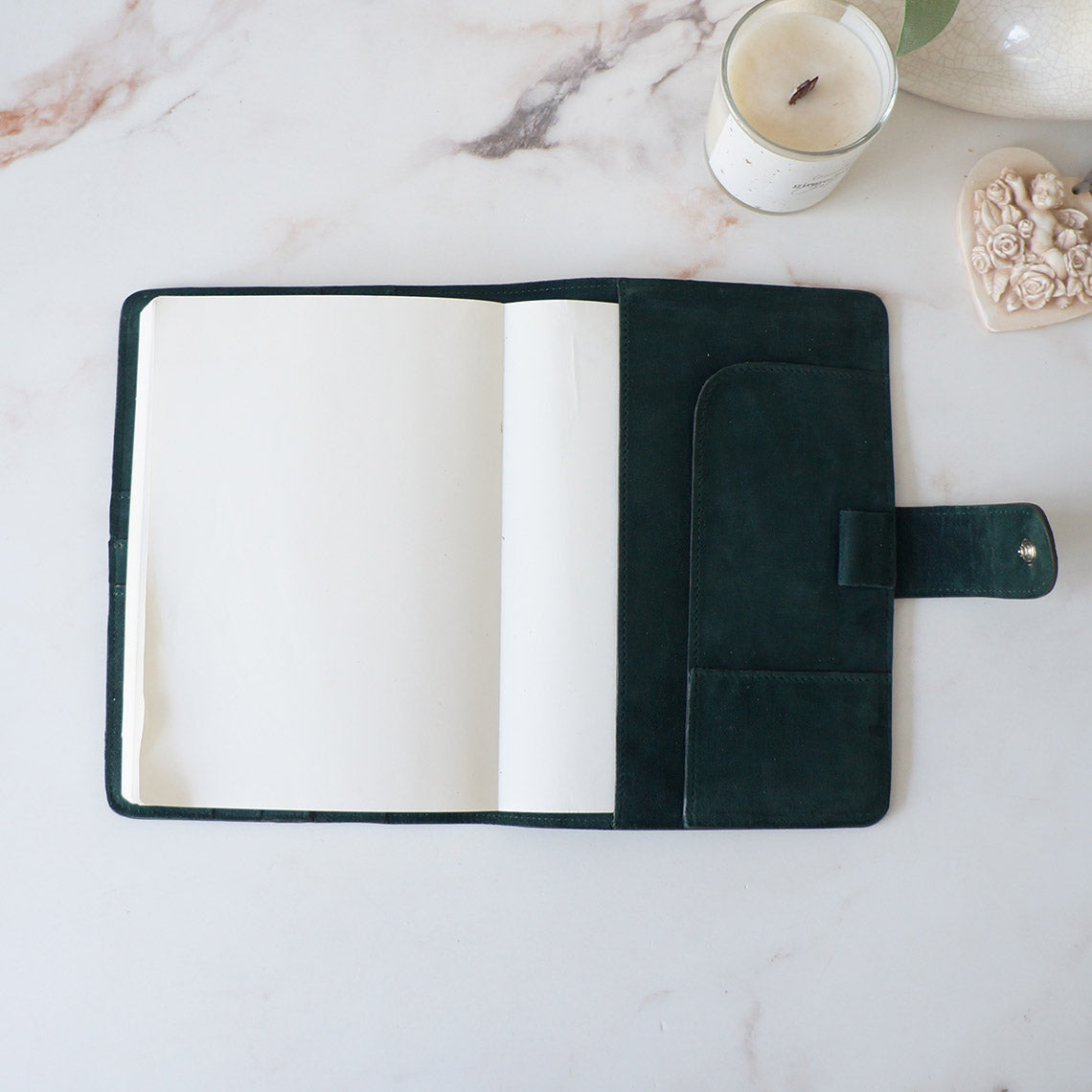 A5 Journal Cover - Suede Cypress