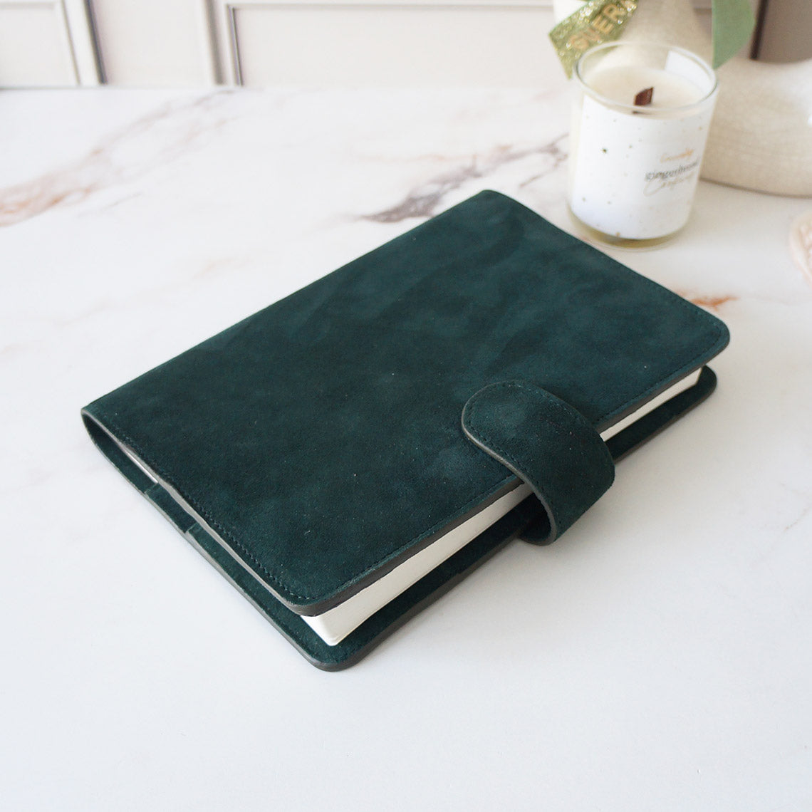 A5 Journal Cover - Suede Cypress