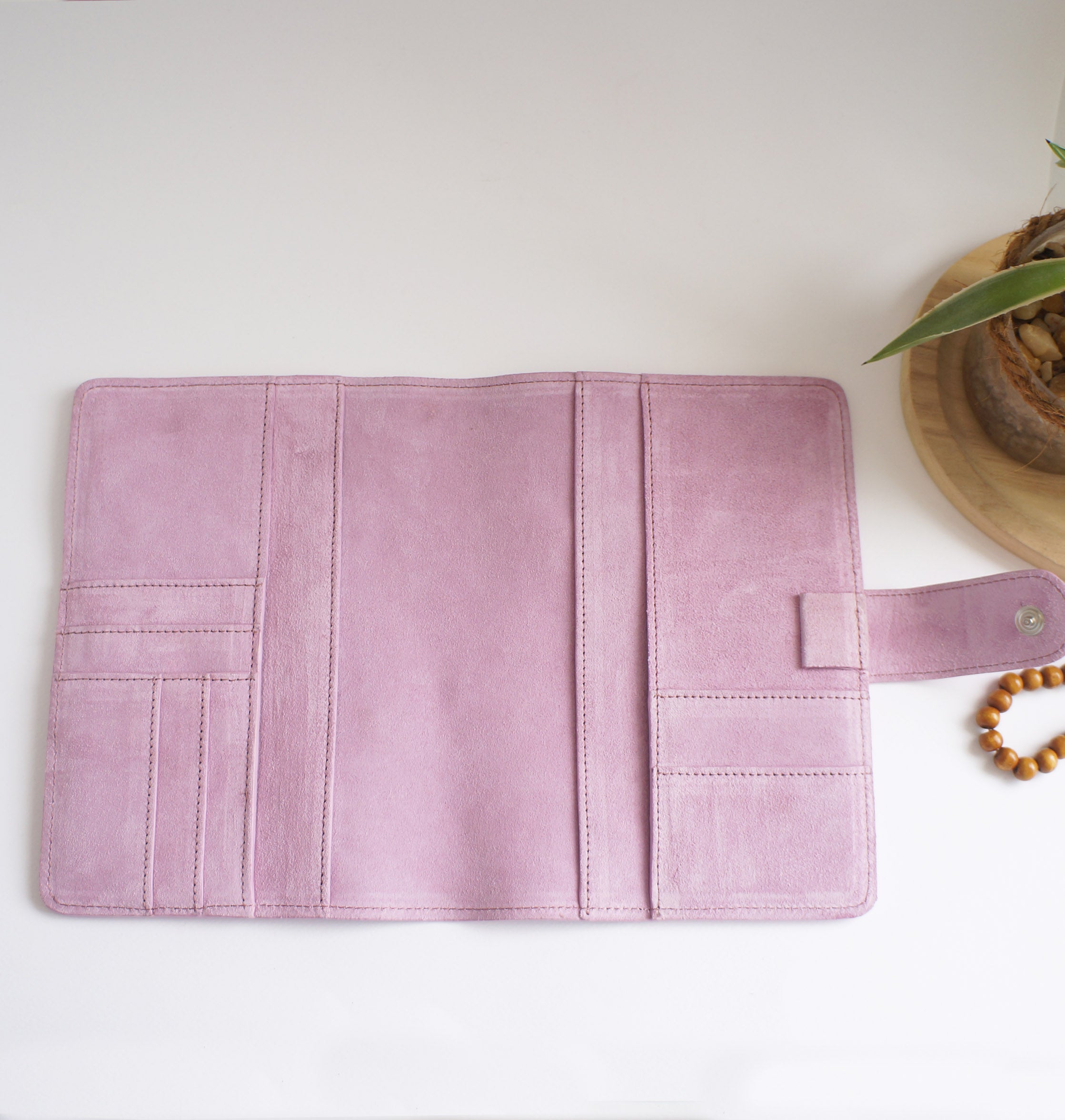 A5 Journal Cover with Clear Front - Suede Candy MISFIT