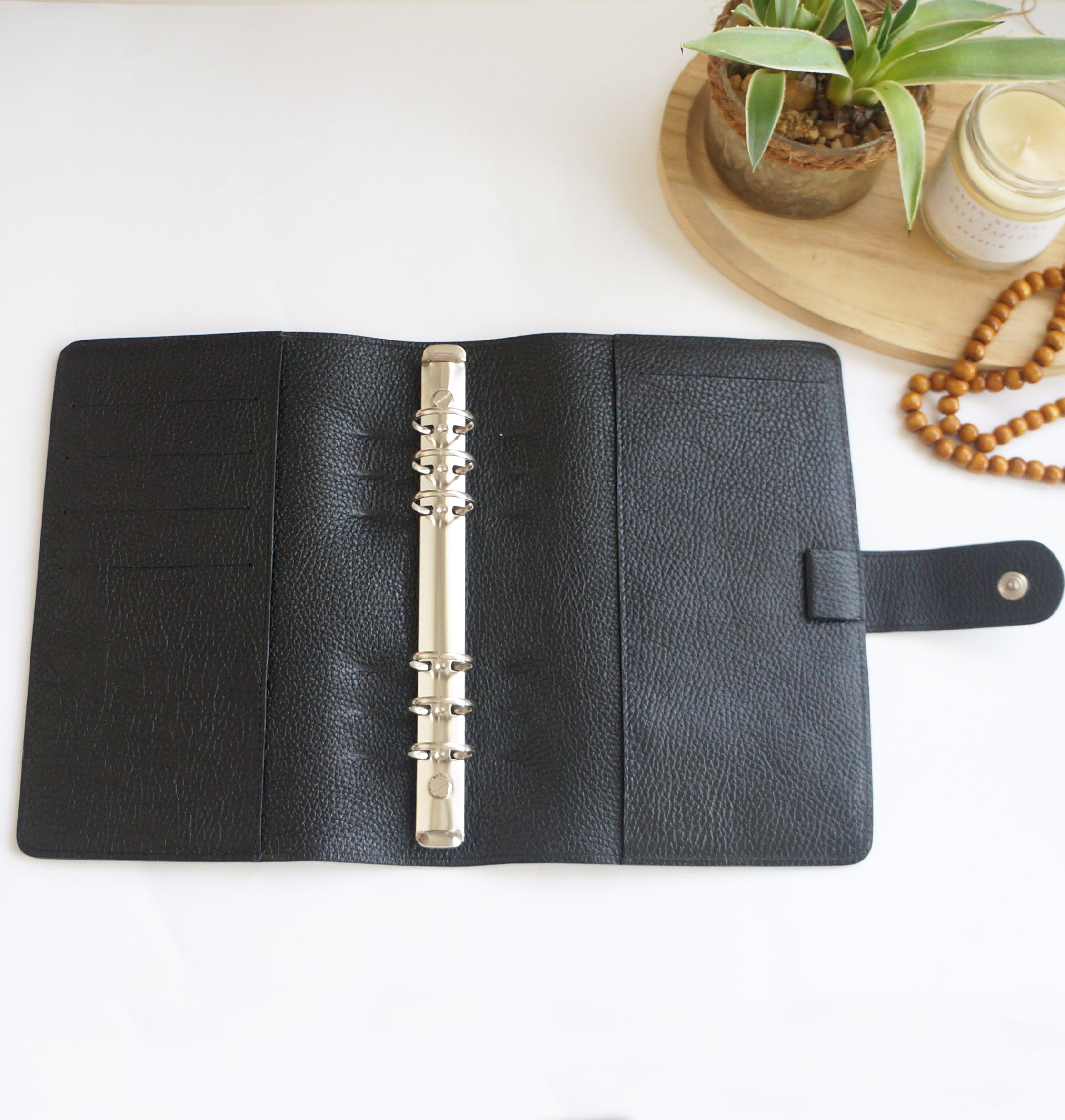 A5 Ring Binder Compact - Jet Black