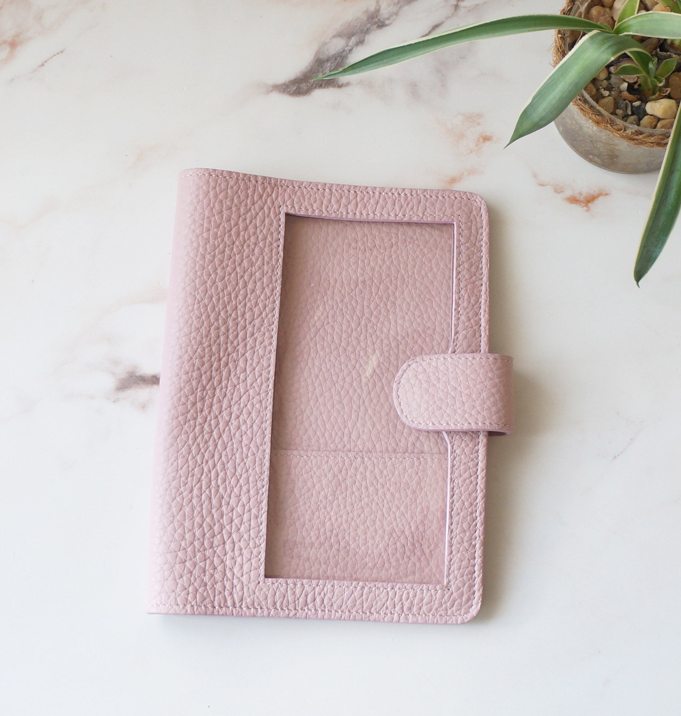 A5 Journal Cover - Cobbled Pink