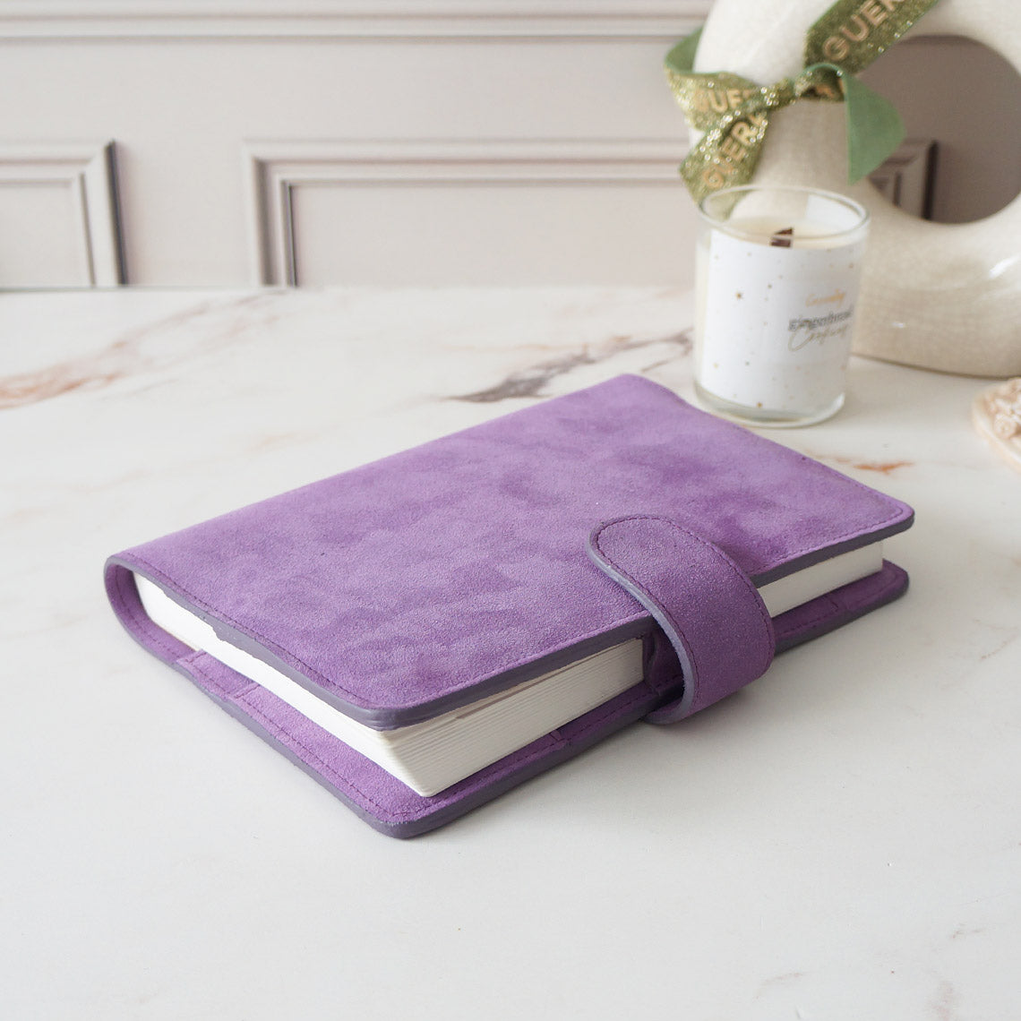 A5 Journal Cover - Suede Orchid