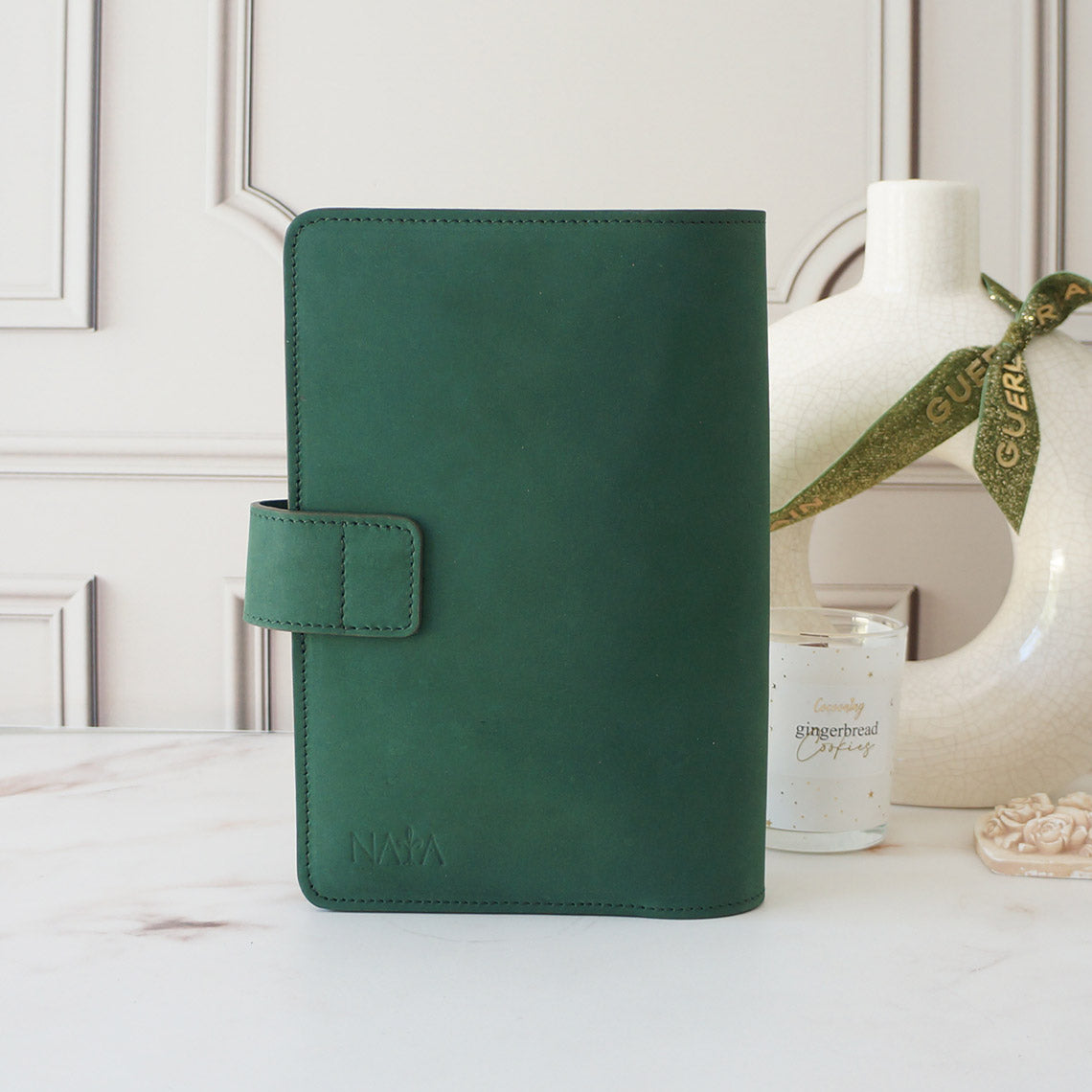 A5 Journal Cover - Velvet Emerald