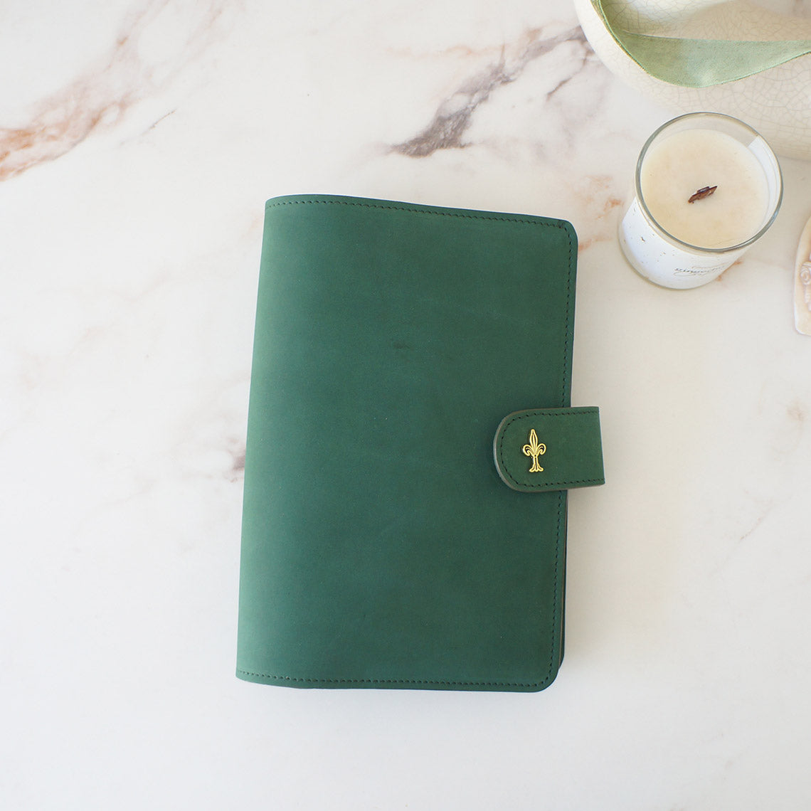 A5 Journal Cover - Velvet Emerald