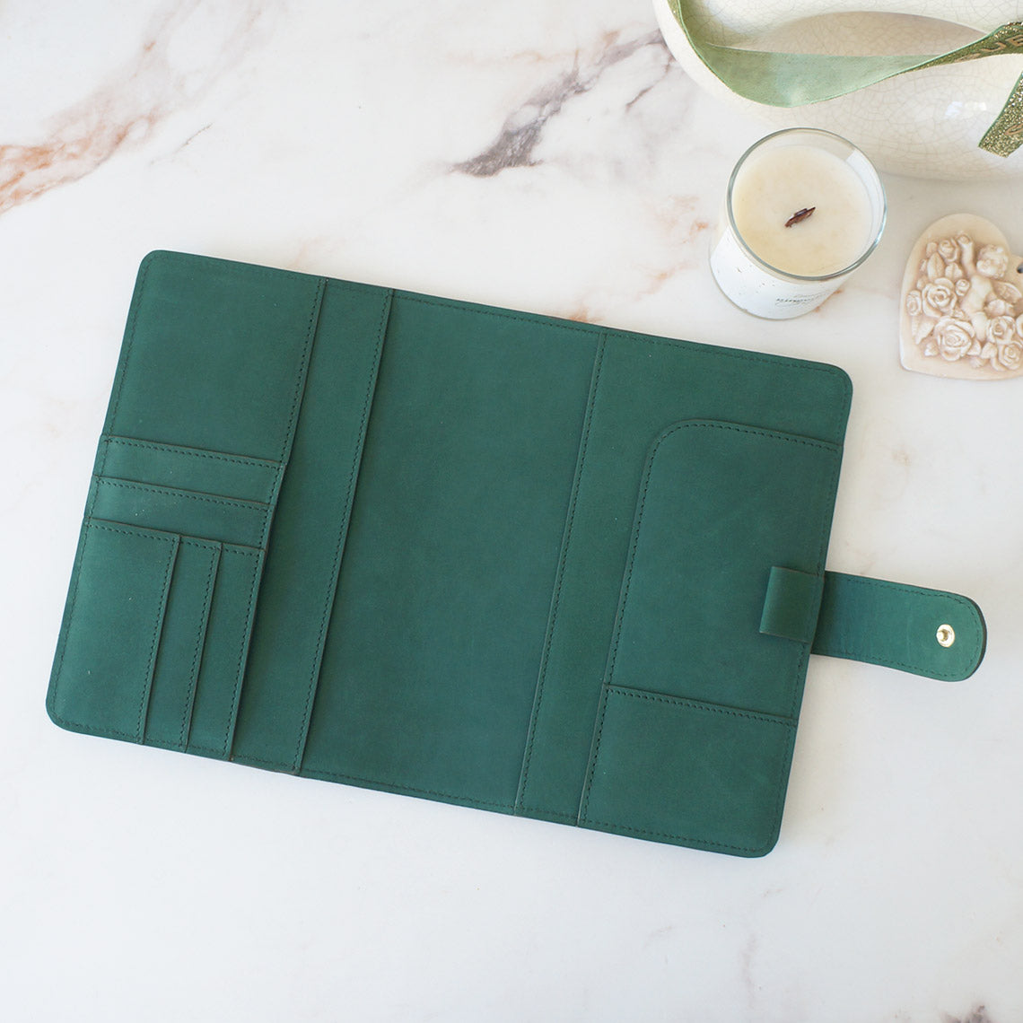 A5 Journal Cover - Velvet Emerald