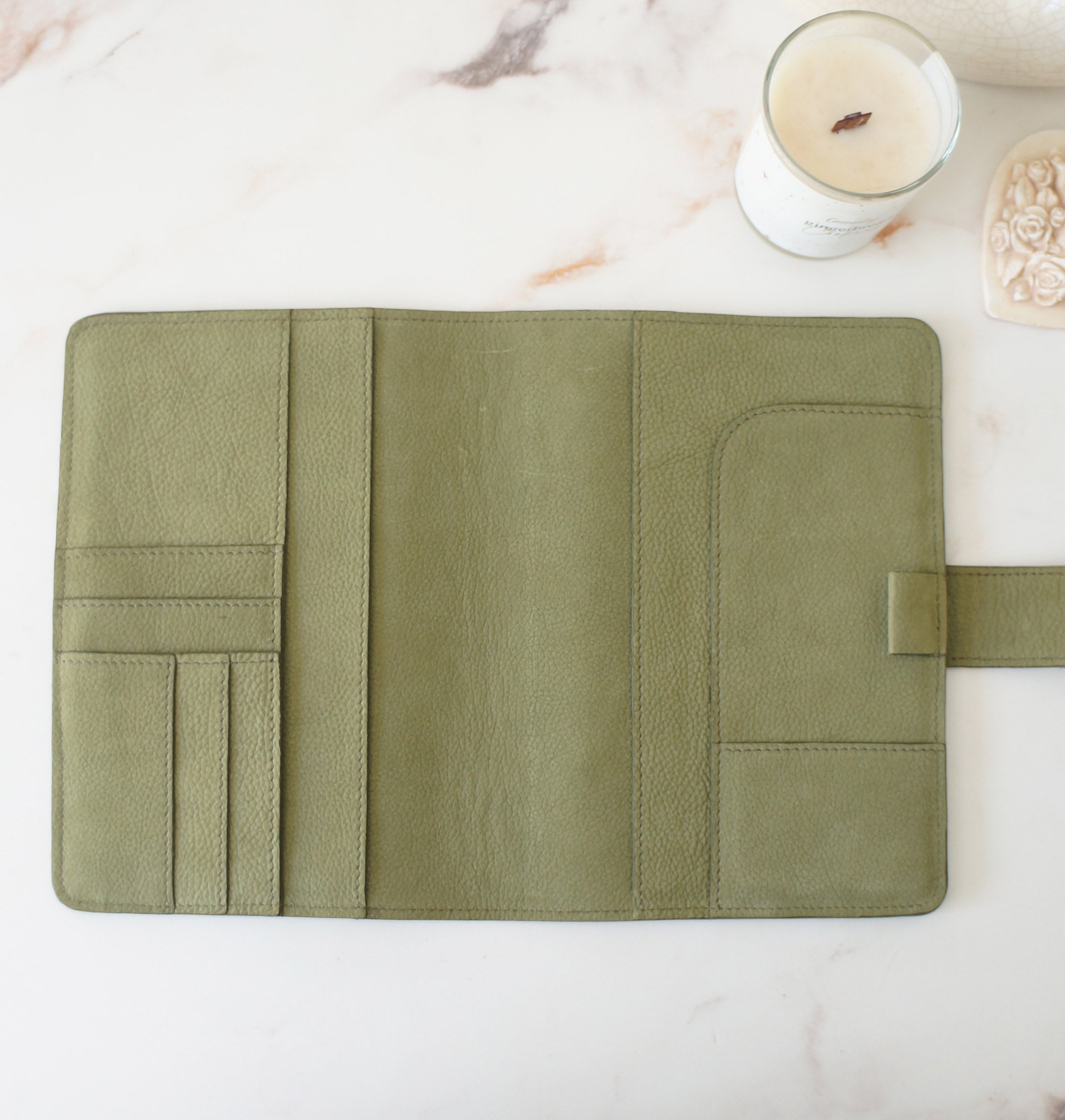 A5 Journal Cover - Velvet Olive