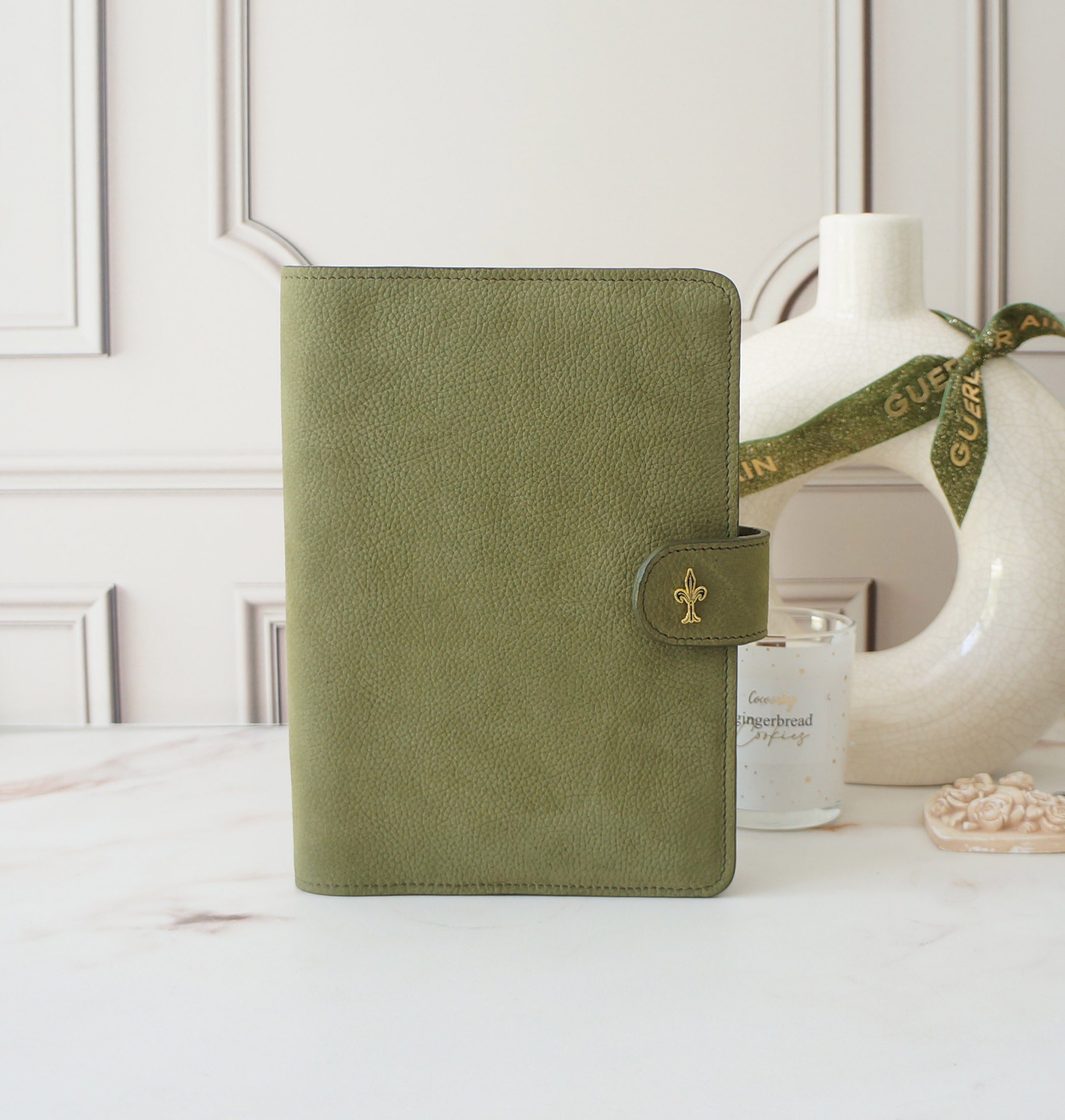 A5 Journal Cover - Velvet Olive