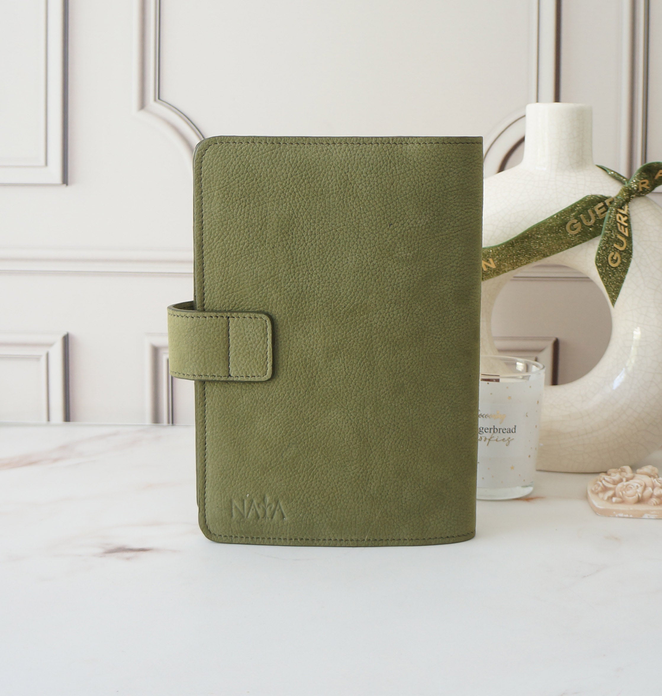 A5 Journal Cover - Velvet Olive
