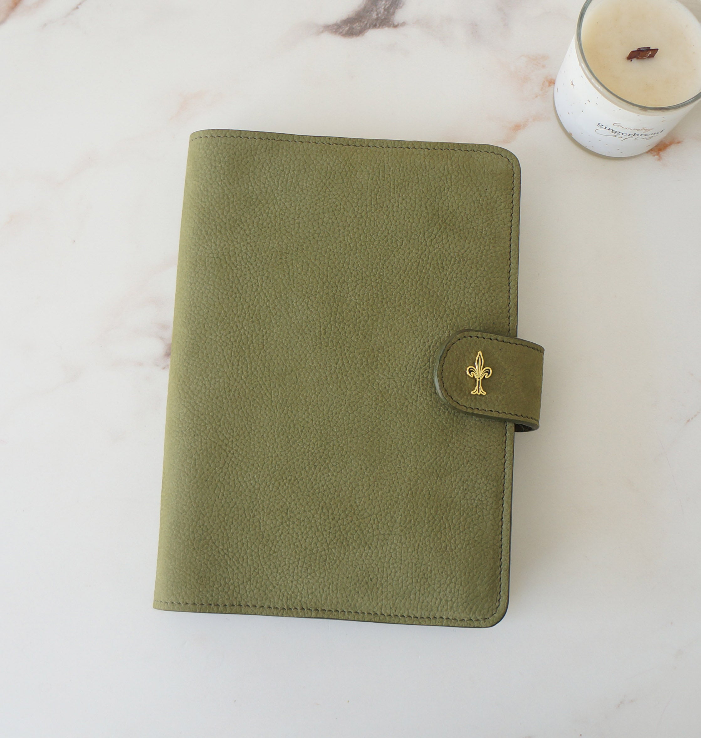 A5 Journal Cover - Velvet Olive