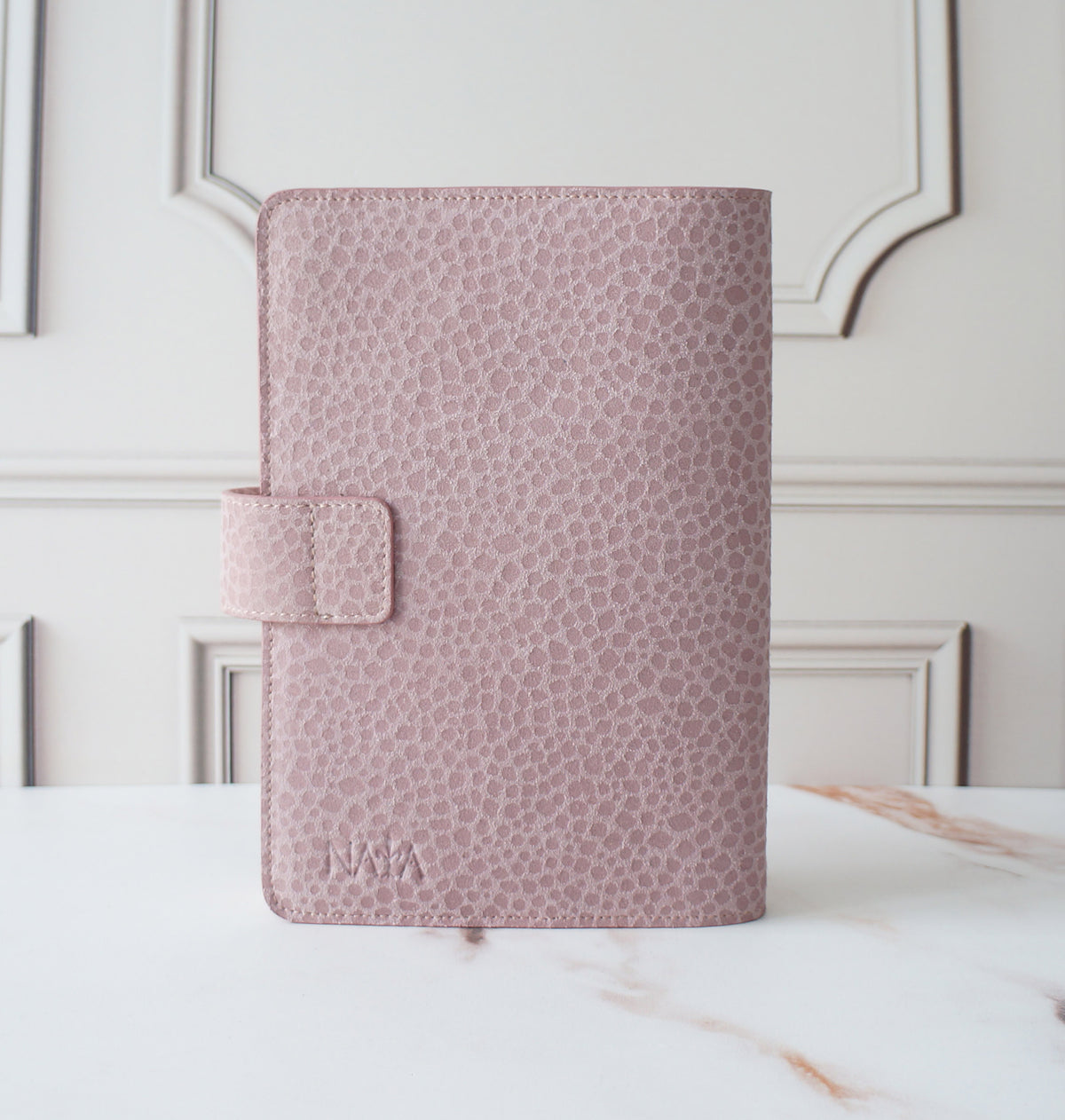 A5 Journal Cover - Dusty Pink Bubbles
