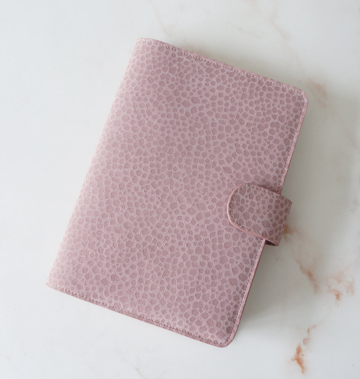 A5 Journal Cover - Dusty Pink Bubbles
