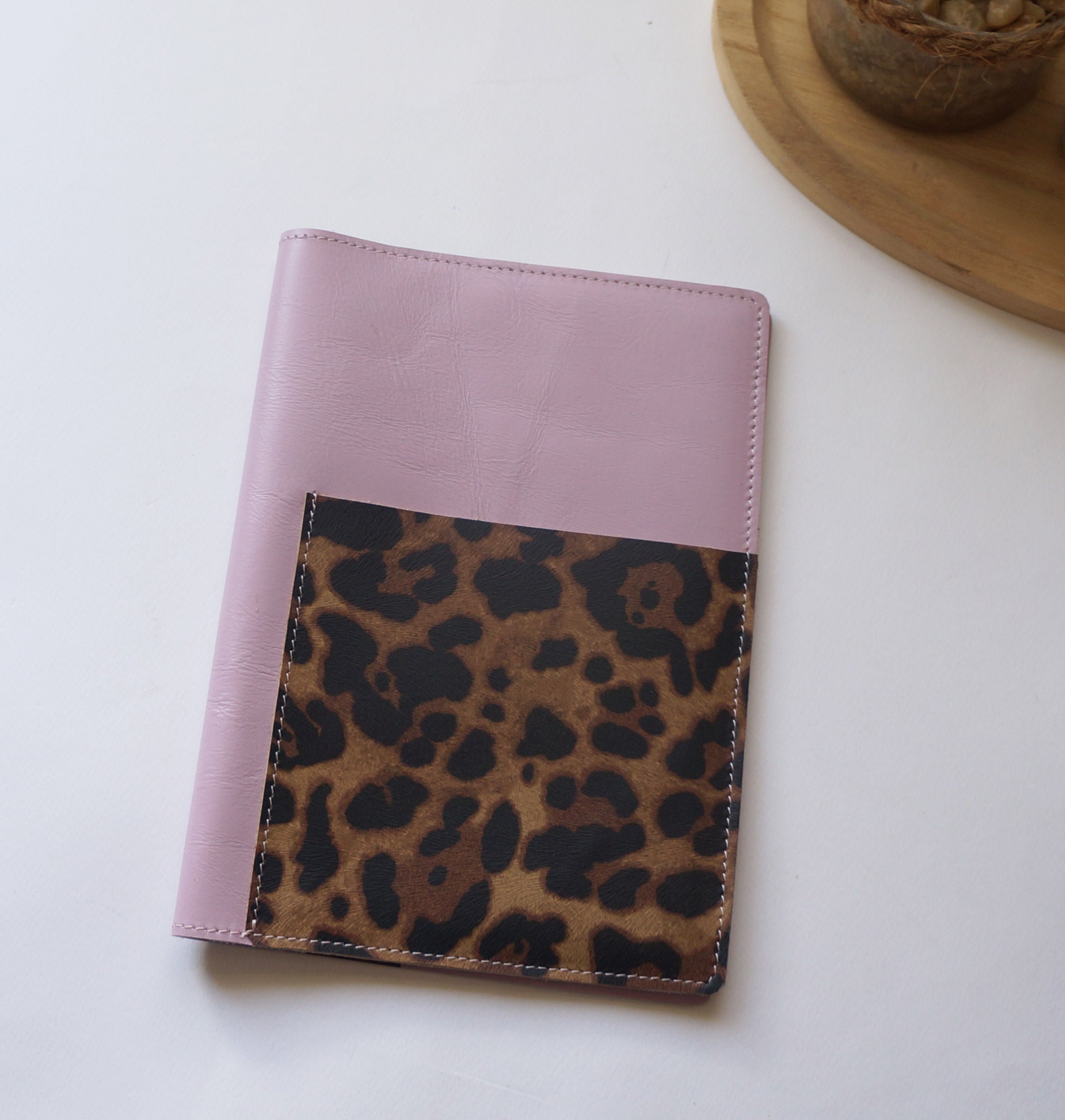 A5 Rustic - Lilac Smooth/ Leopard