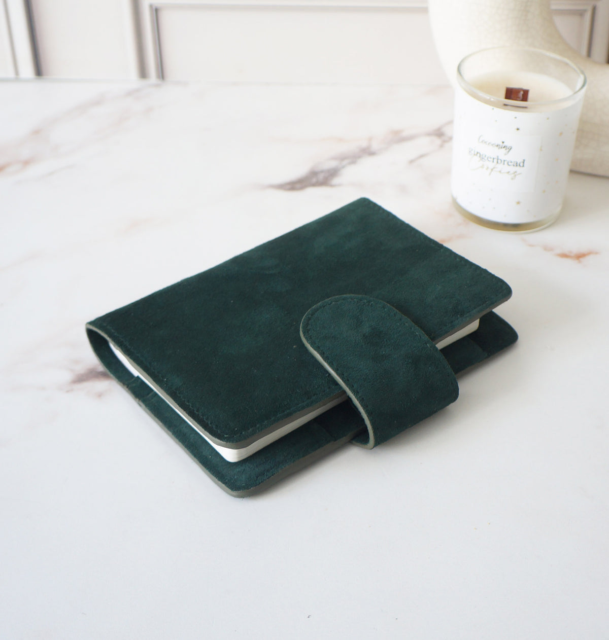 A6 Journal Cover - Suede Cypress