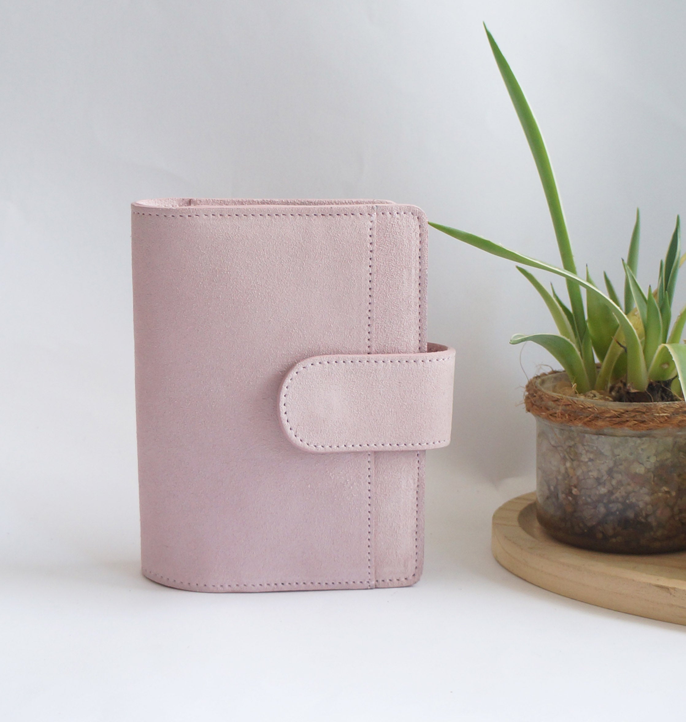 A6 Journal Cover - Suede Light Pink