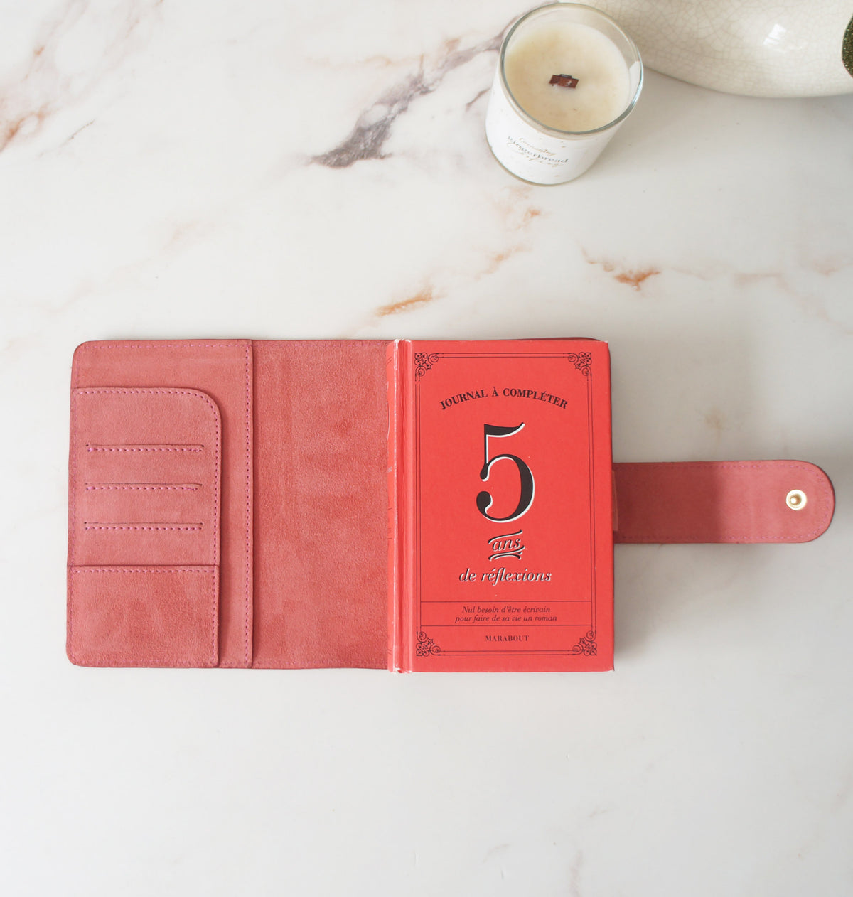 A6 Hibino Cover- Suede Coral Reef