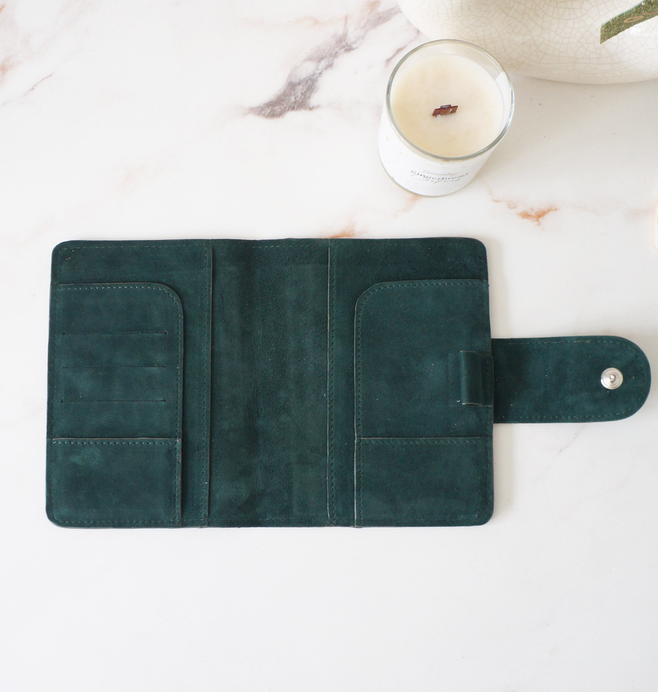 A6 Journal Cover - Suede Cypress