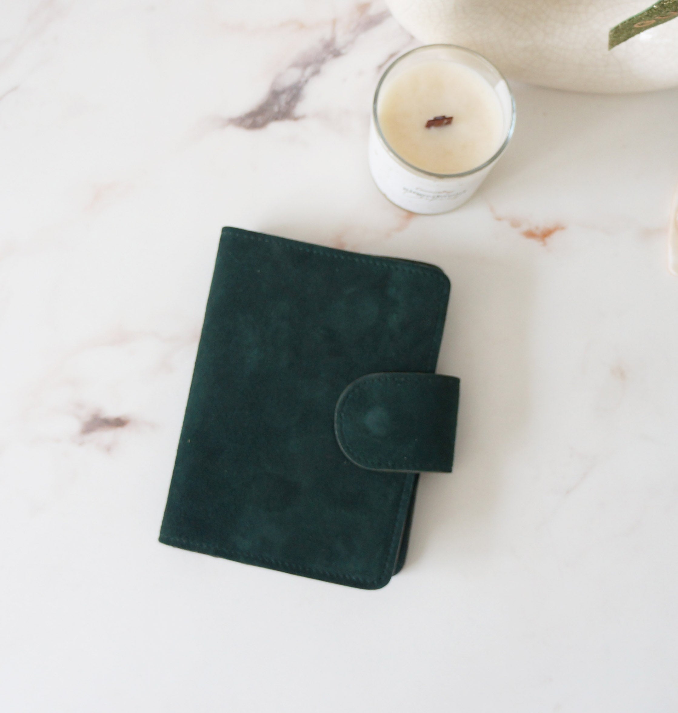 A6 Journal Cover - Suede Cypress