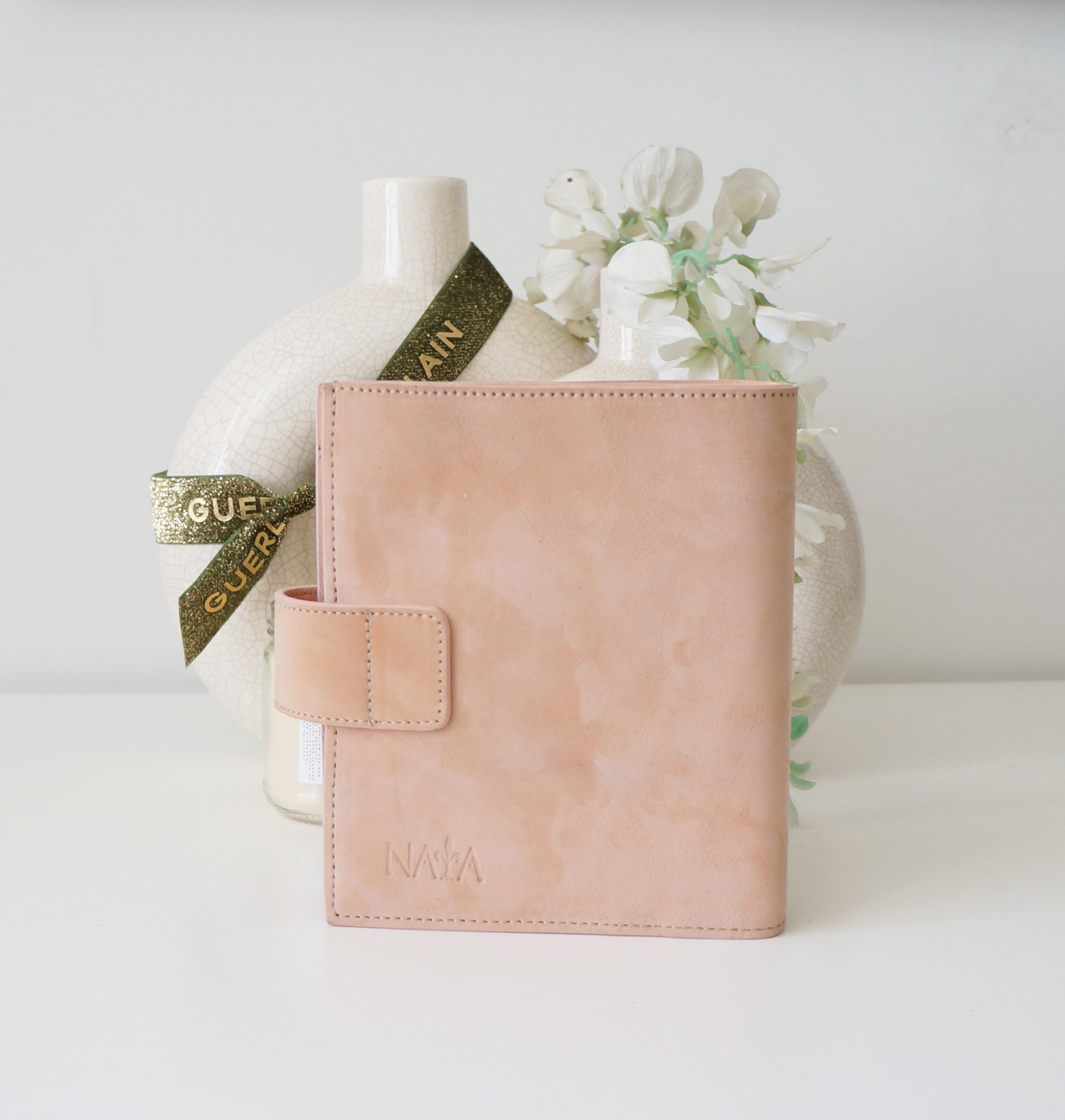 A6 Ring Binder - Velvet Peachy Pink/Melody