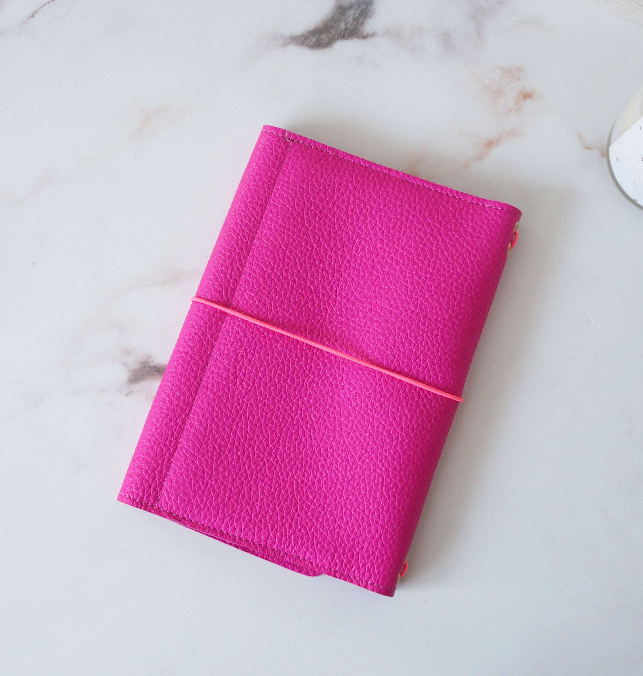 B6 Trifold Epure - Hot Pink