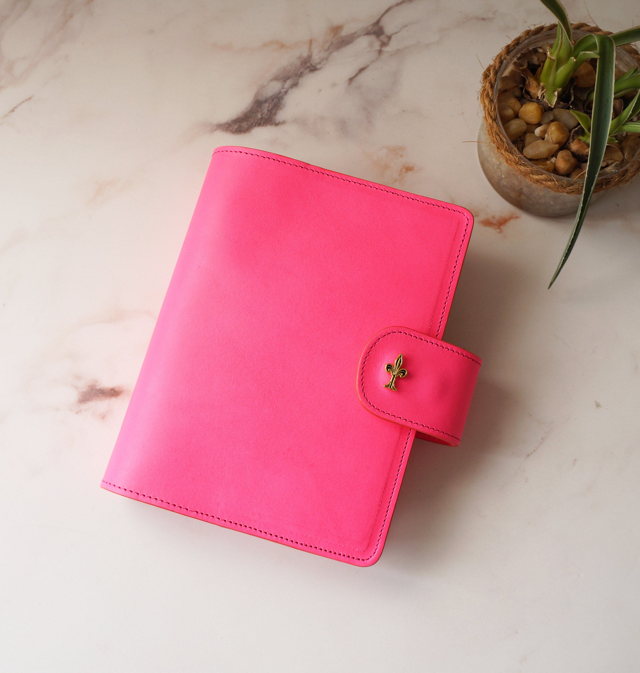 B6 Wide Journal Cover - Neon Pink