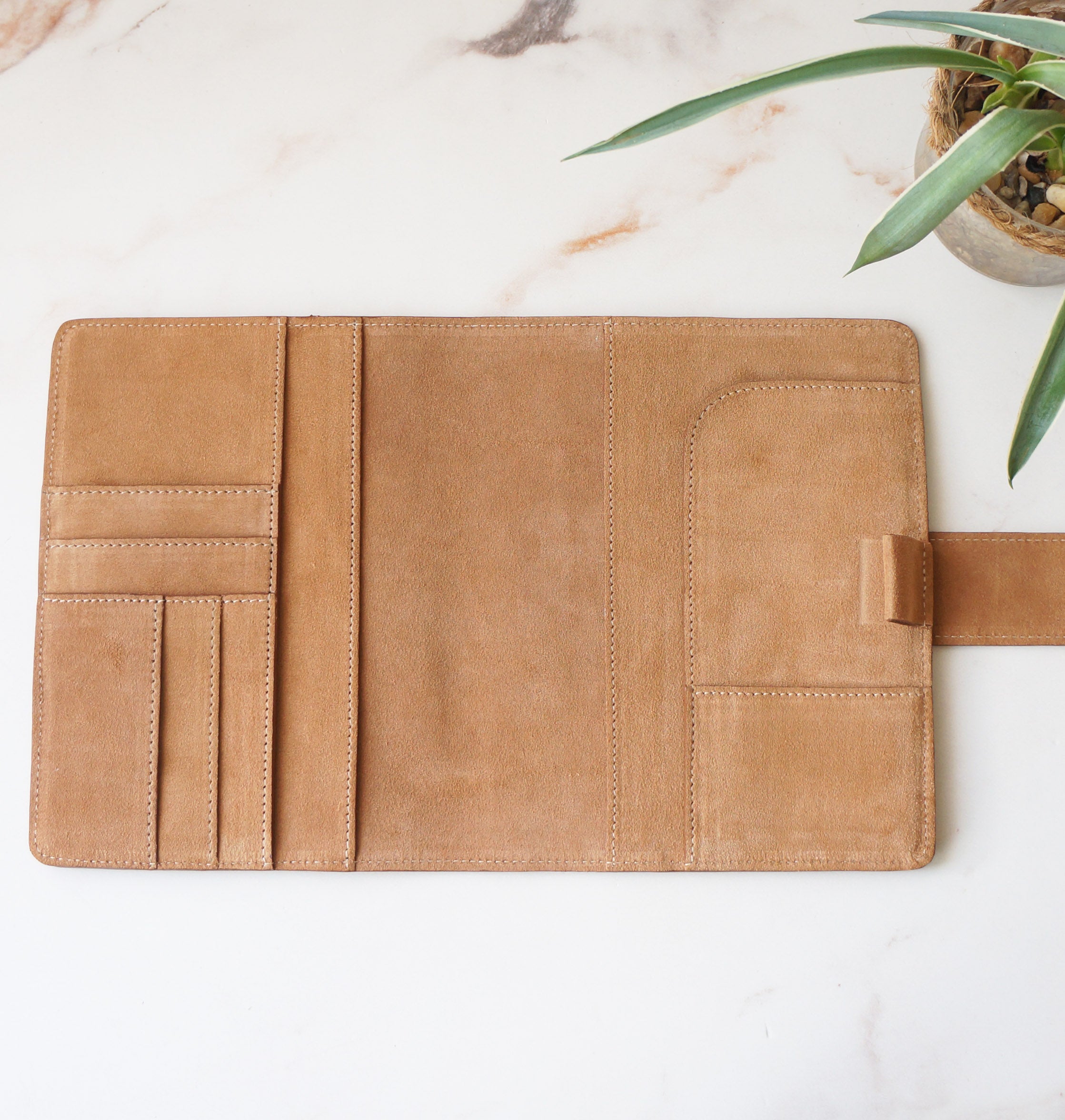 B6 Wide Journal Cover - Suede Mocha