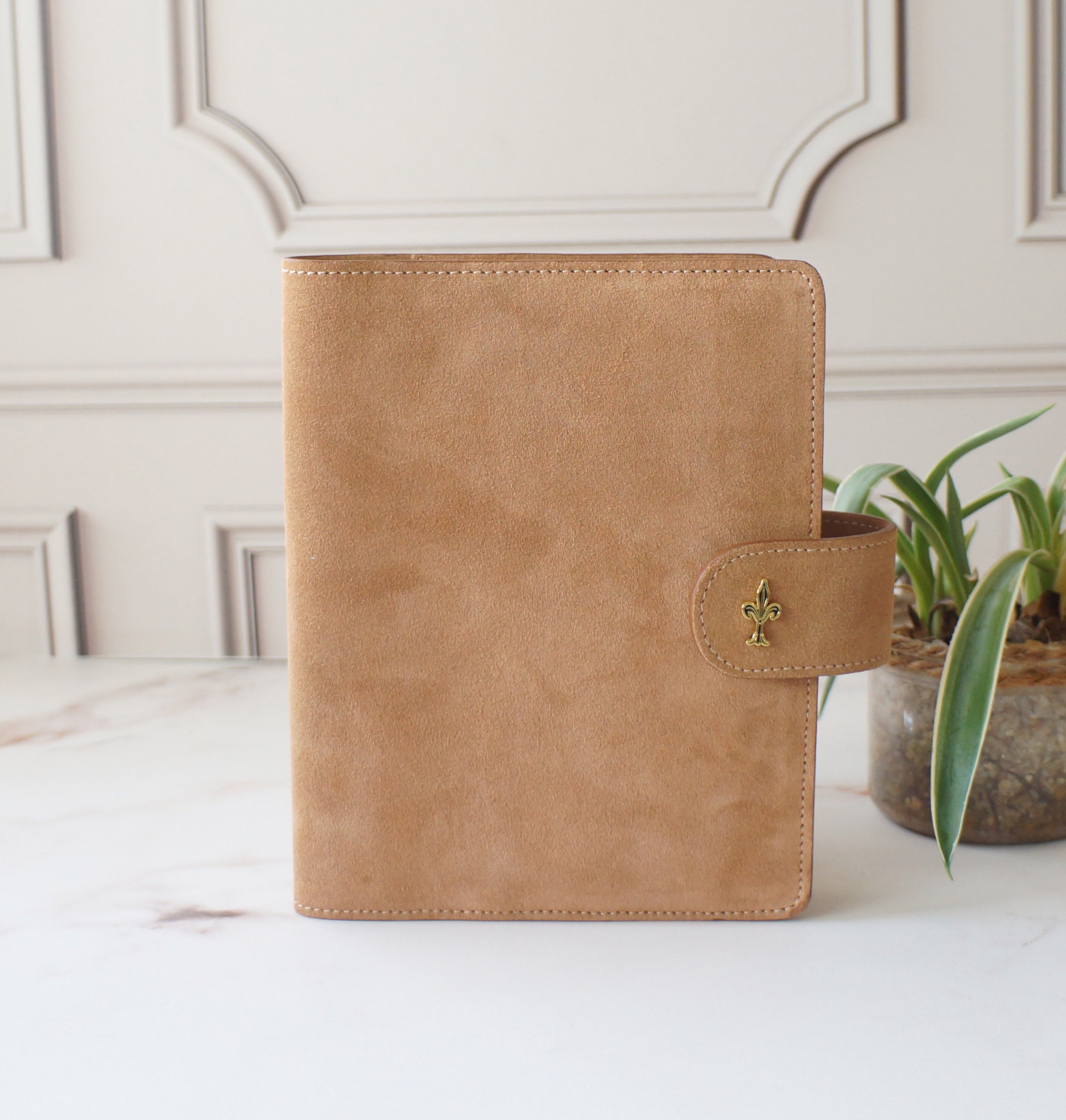 B6 Wide Journal Cover - Suede Mocha