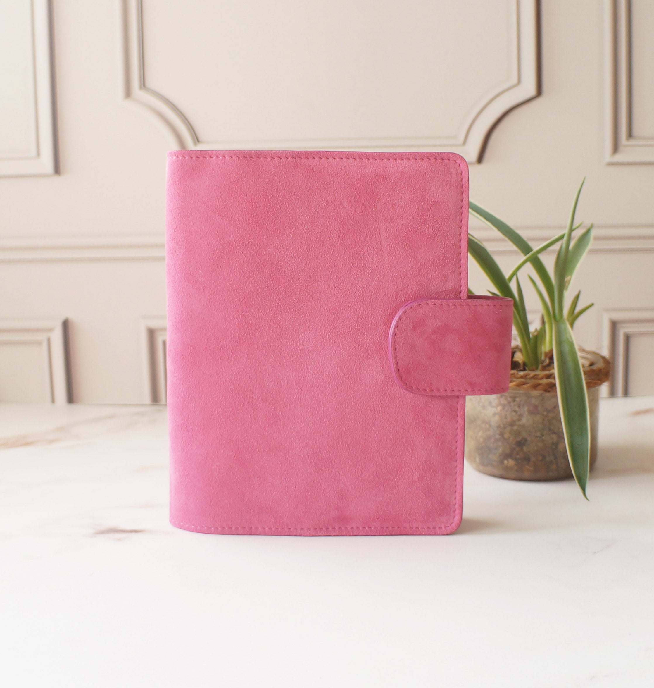 B6 Wide Journal Cover - Suede Dragonfruit