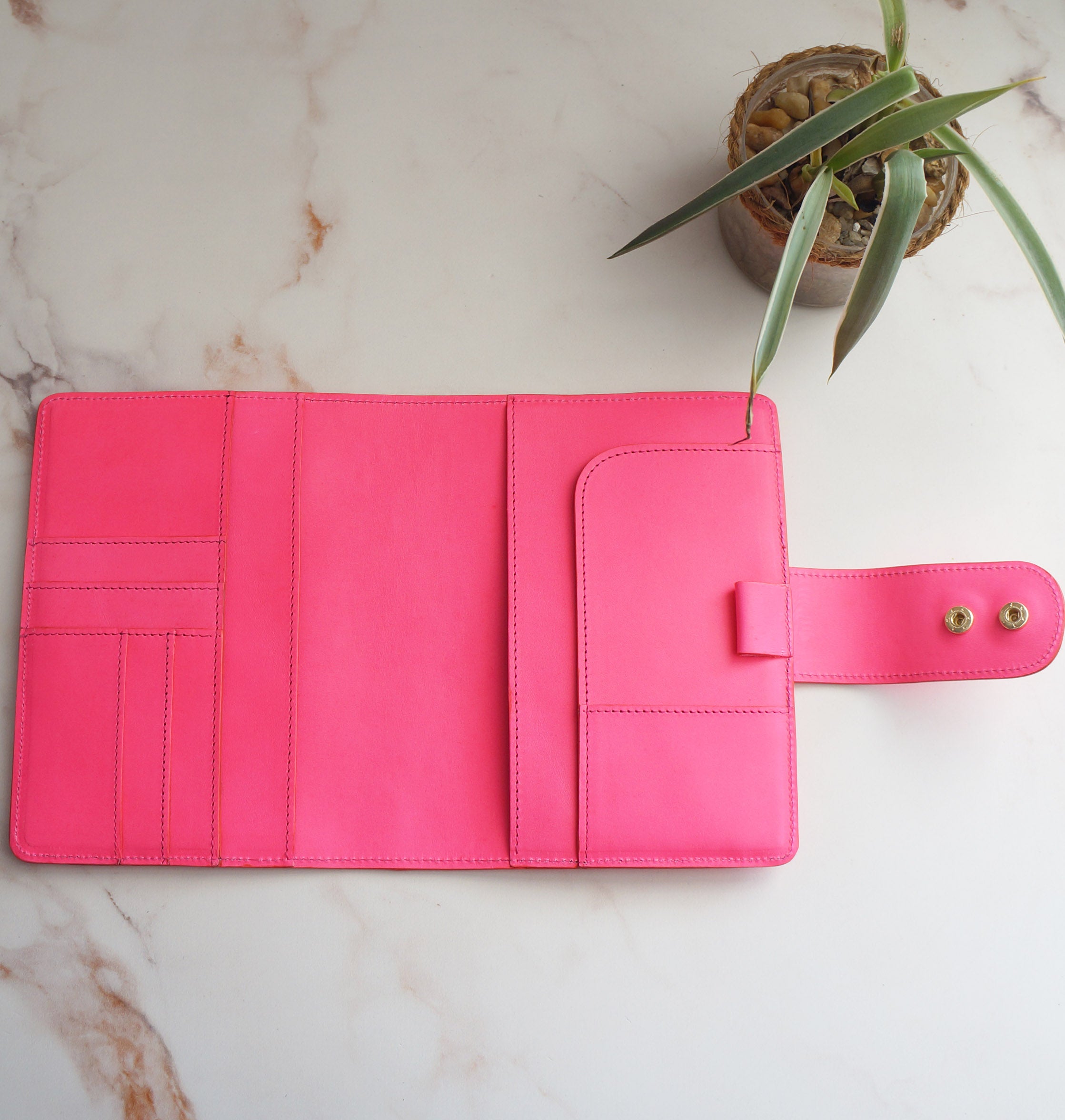 B6 Wide Journal Cover - Neon Pink