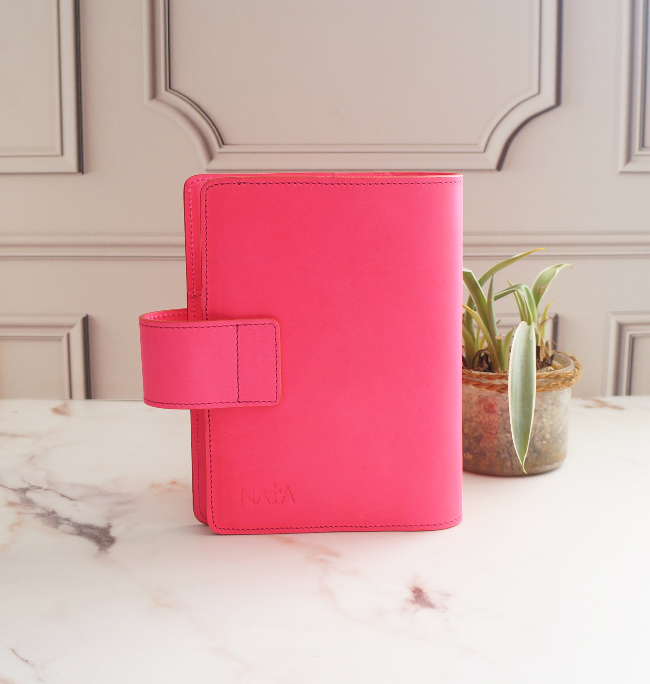 B6 Wide Journal Cover - Neon Pink