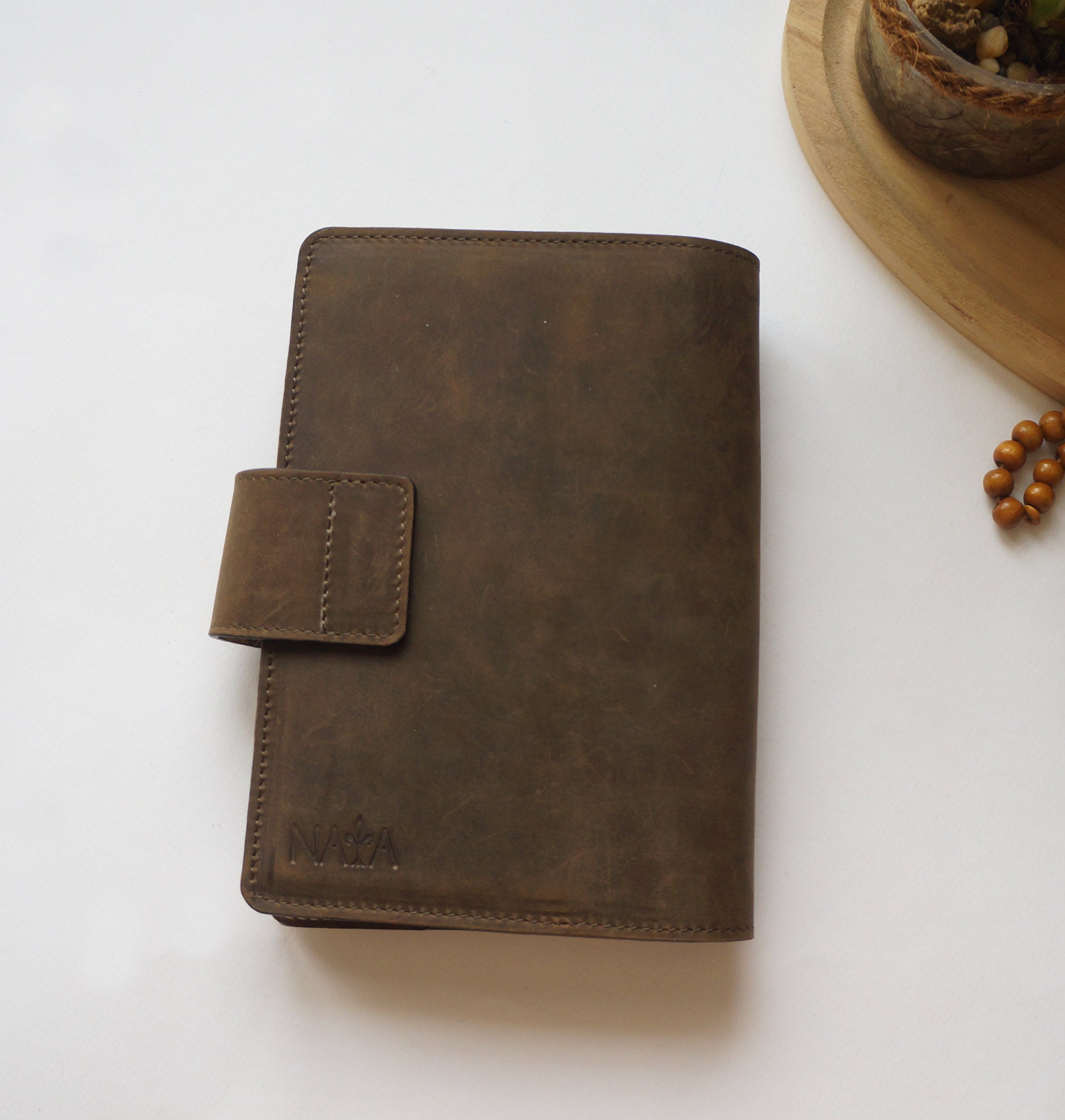 B6 Journal Cover - Teddy/Marble Splash