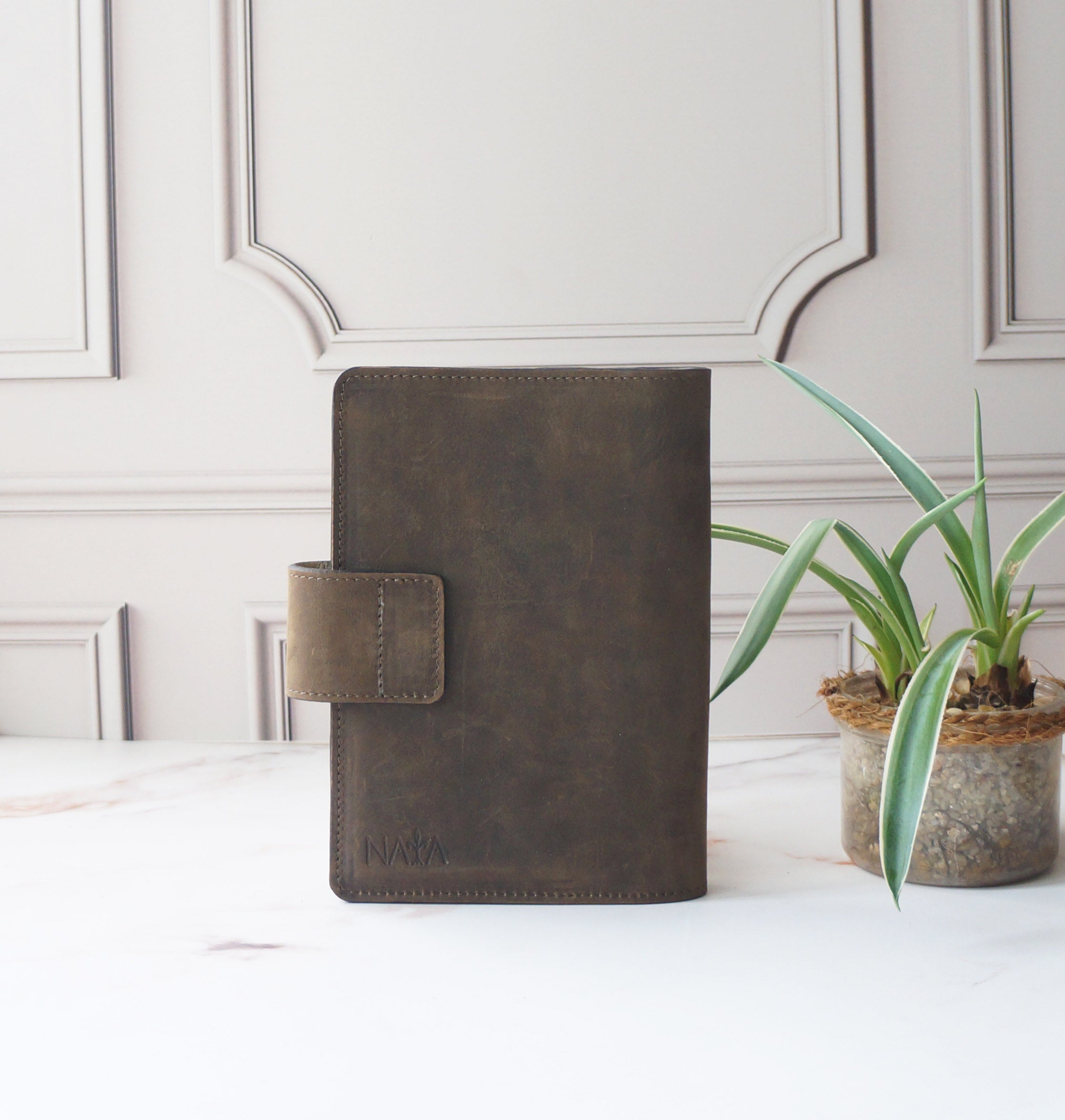 B6 Journal Cover - Teddy/Marble Splash