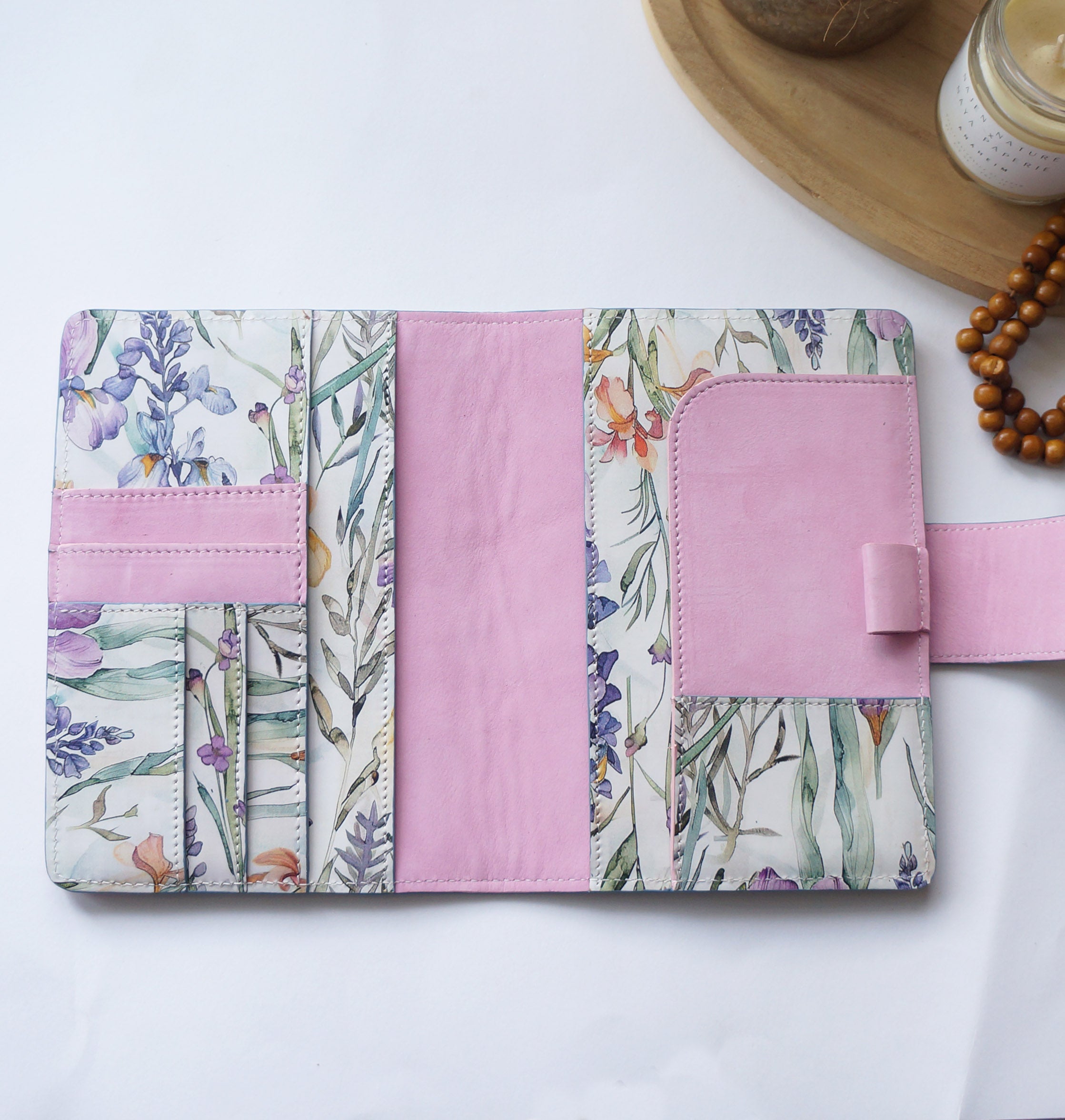 B6 Journal Cover - Wild Flower/Cotton Candy