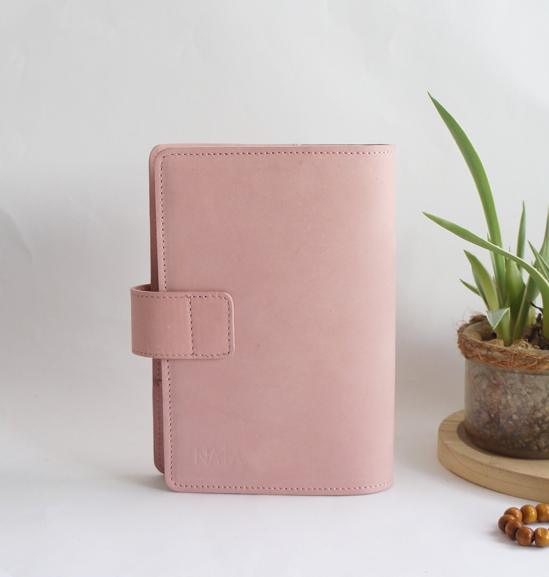 B6 Journal Cover - Blush Rose Nubuck (Misfit)