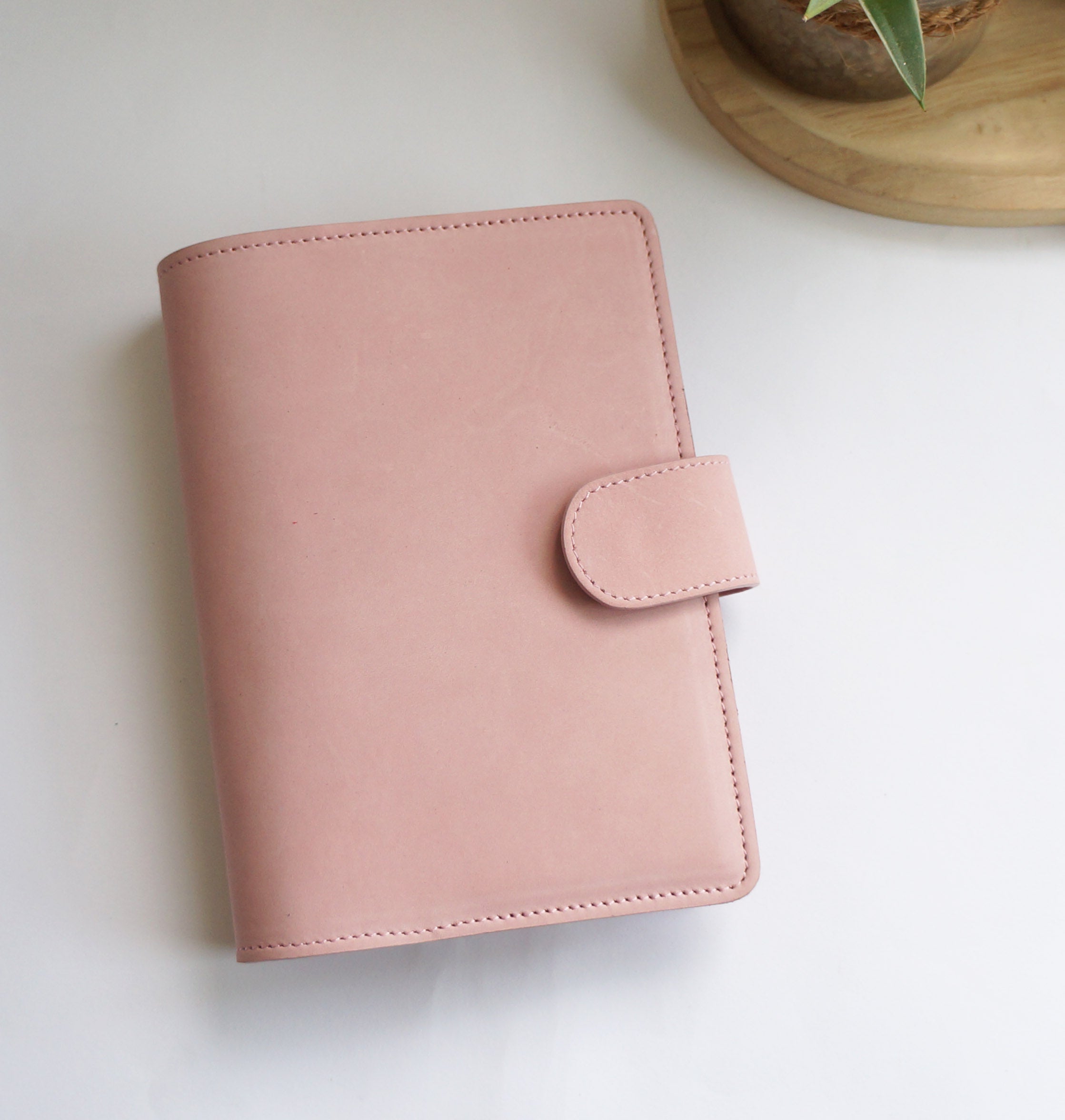 B6 Journal Cover - Blush Rose Nubuck (Misfit)